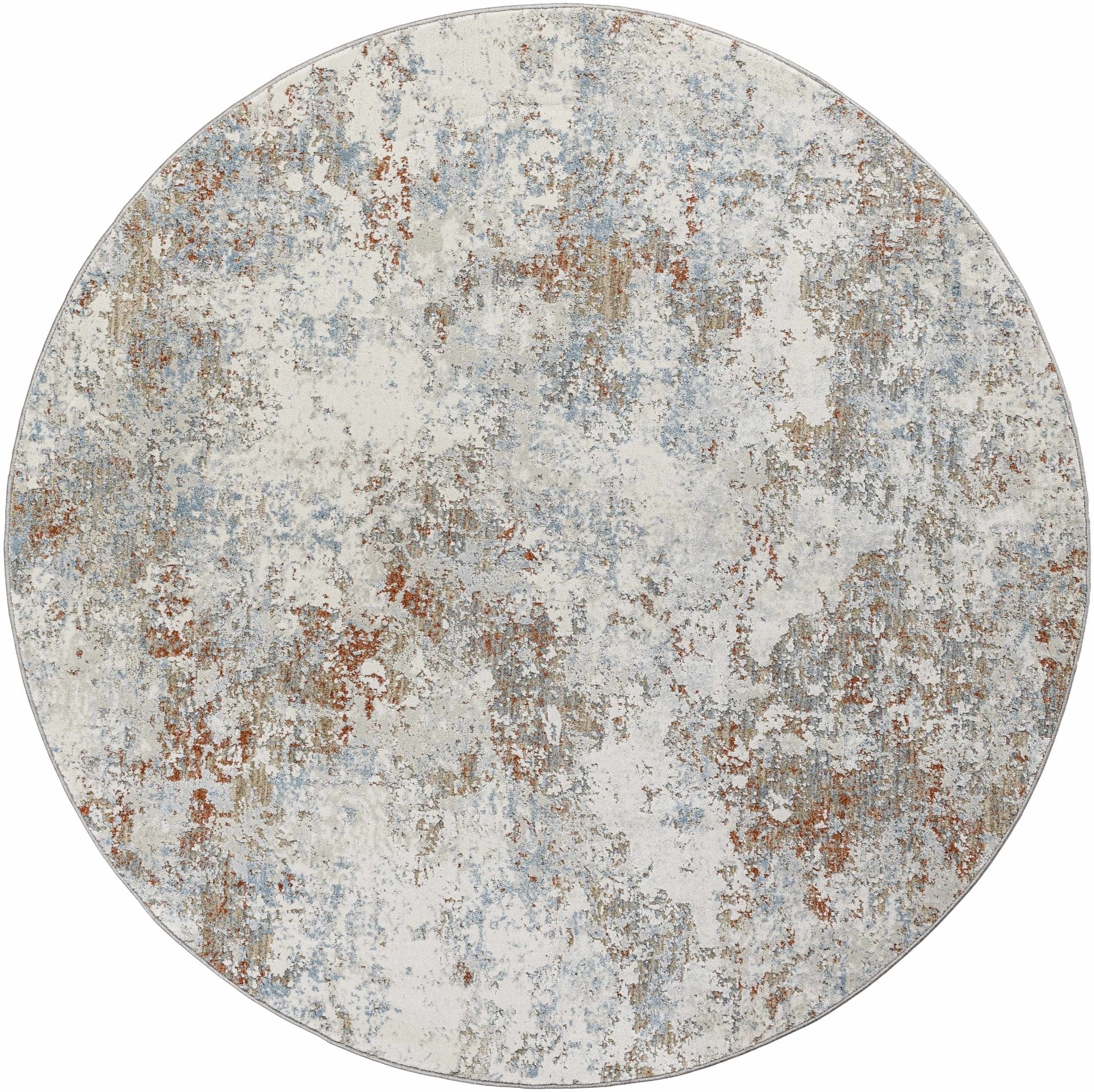 Gray And Beige Contemporary Style Machine Woven Rug - Image 8
