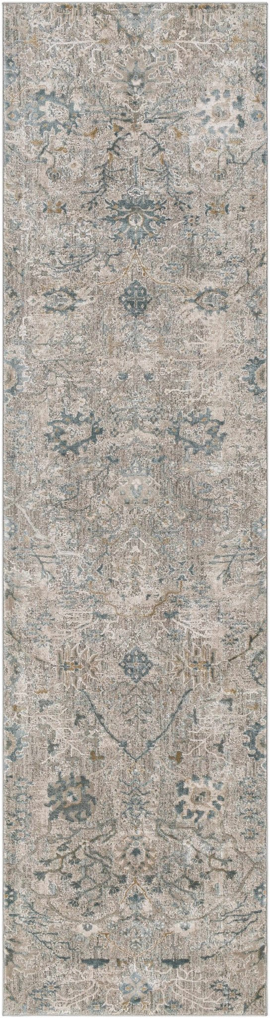 Transitional Gray And Beige Contemporary Area Rug - Image 10