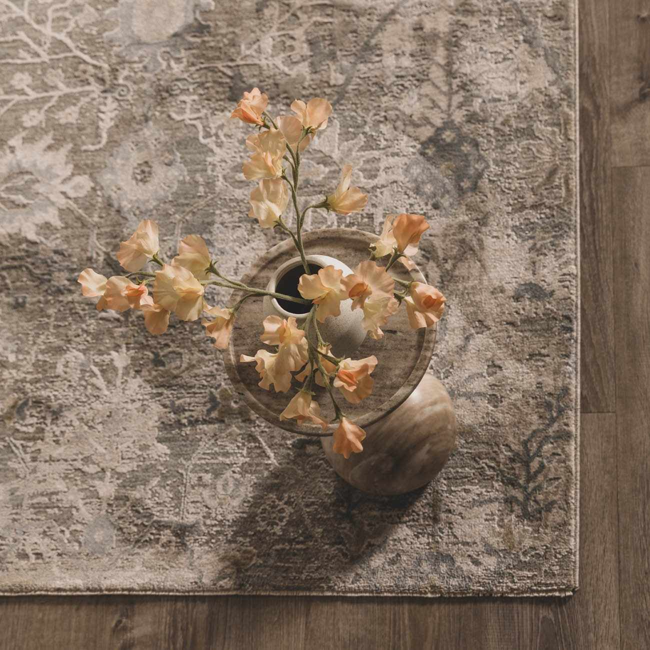 Transitional Gray And Beige Contemporary Area Rug - Image 11