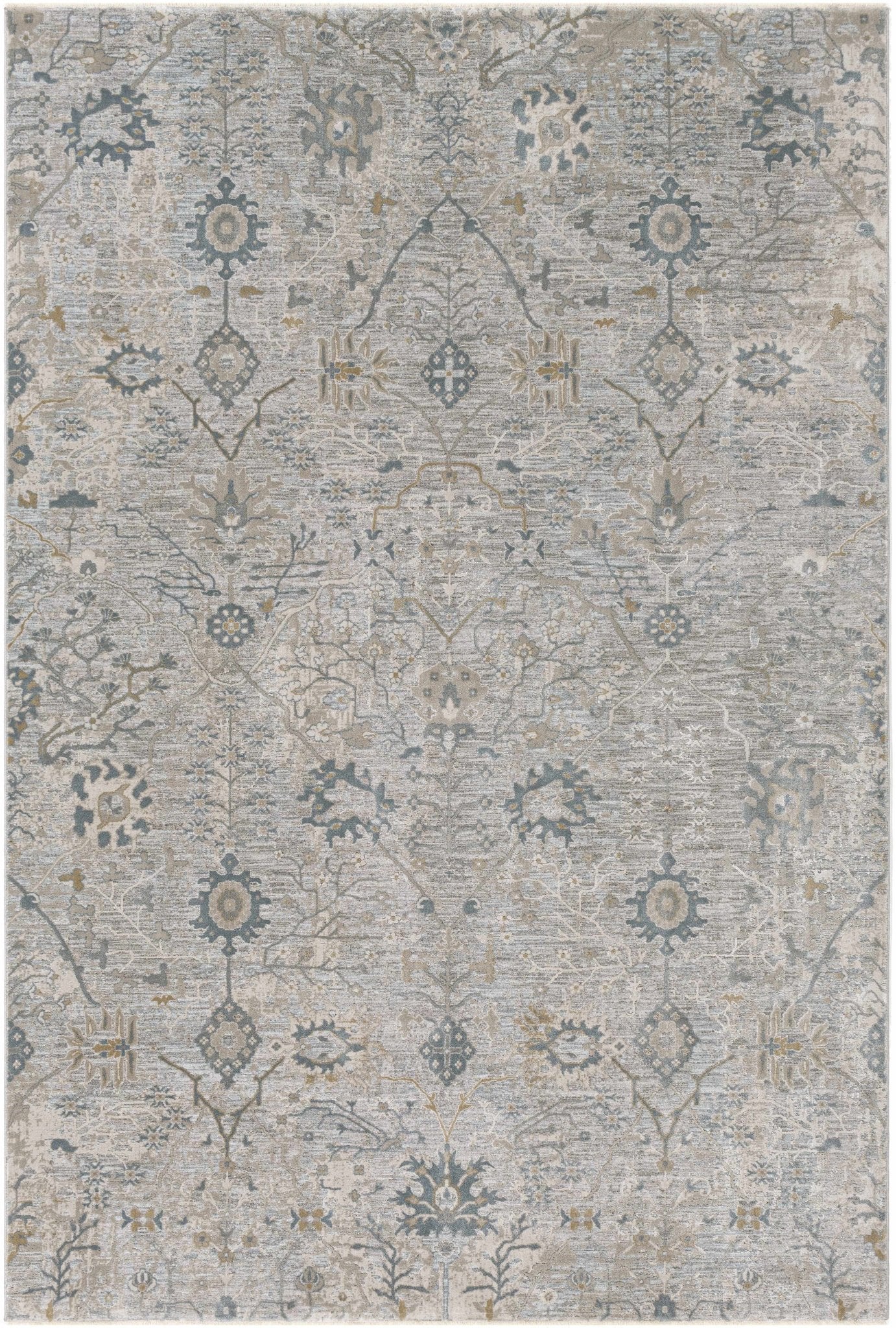 Transitional Gray And Beige Contemporary Area Rug - Image 22