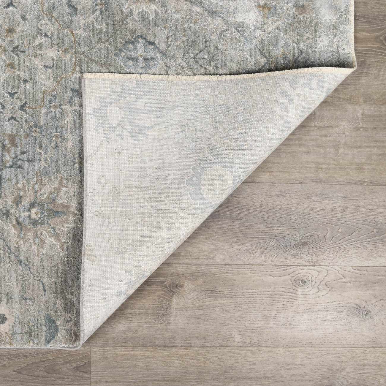 Transitional Gray And Beige Contemporary Area Rug - Image 6