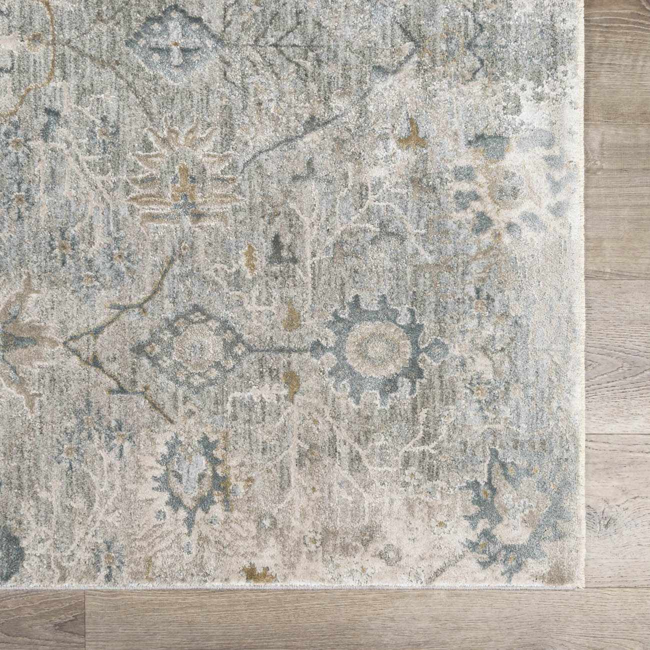 Transitional Gray And Beige Contemporary Area Rug - Image 8