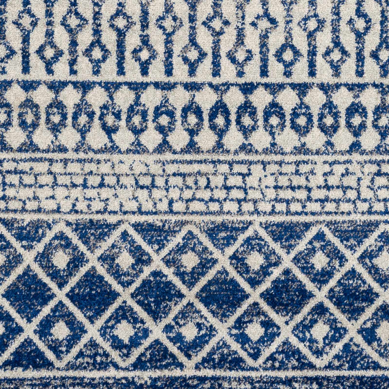 Greeley Gray And Blue Bohemian Style Area Rug - Image 10