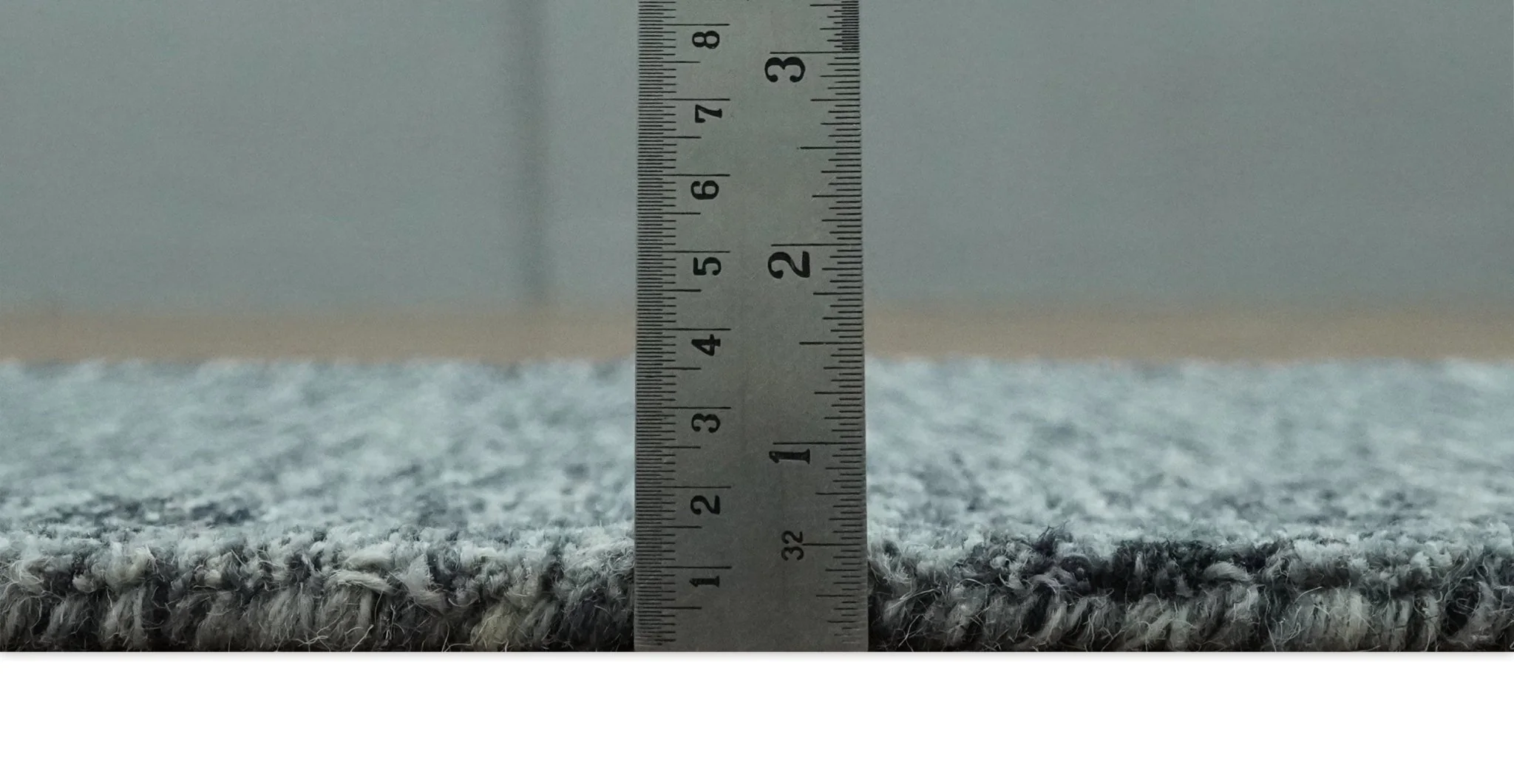 Gray and Charcoal Solid Shaded Hand Tufted Natural Multi Size Wool Area Rug - Image 7