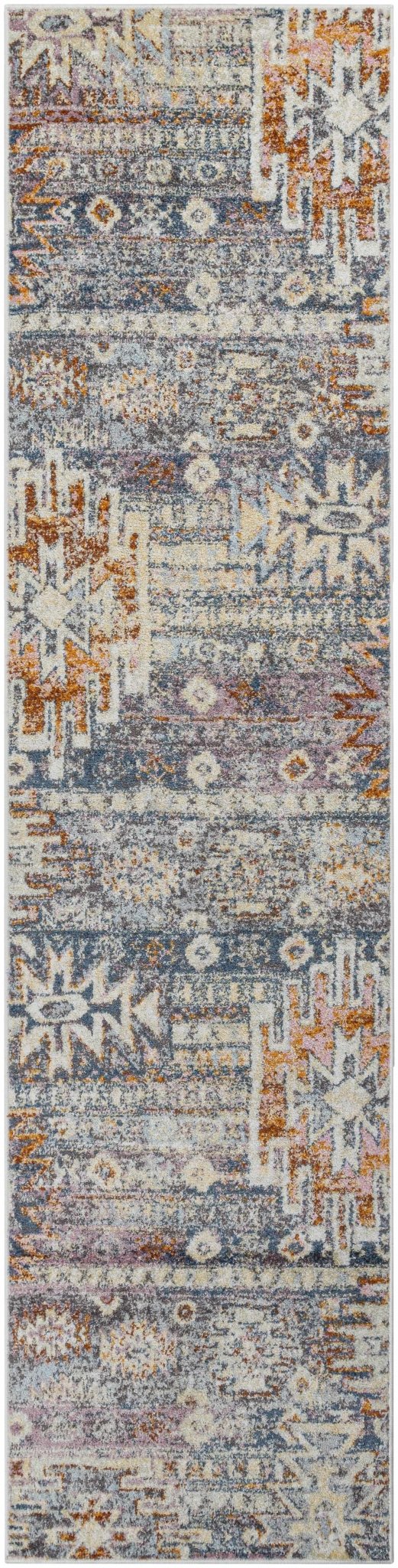 Gray, Beige and Gold Traditional Southwestern Multi size Area Rug - Image 14