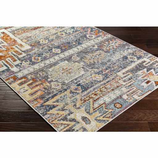 Gray, Beige and Gold Traditional Southwestern Multi size Area Rug - Image 4