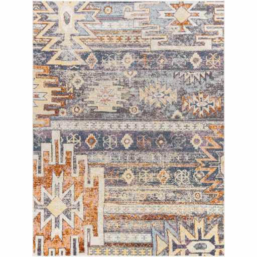 Gray, Beige and Gold Traditional Southwestern Multi size Area Rug - Image 5
