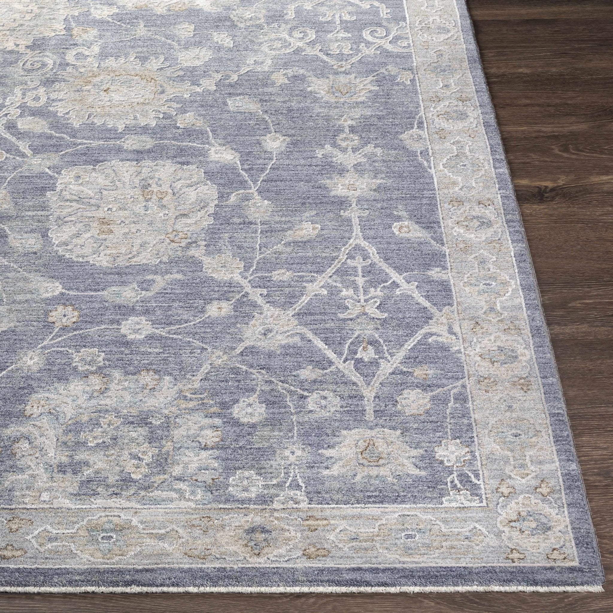 Antique Look Gray, Beige and Silver Oriental Oushak Design Area Rug - Image 10
