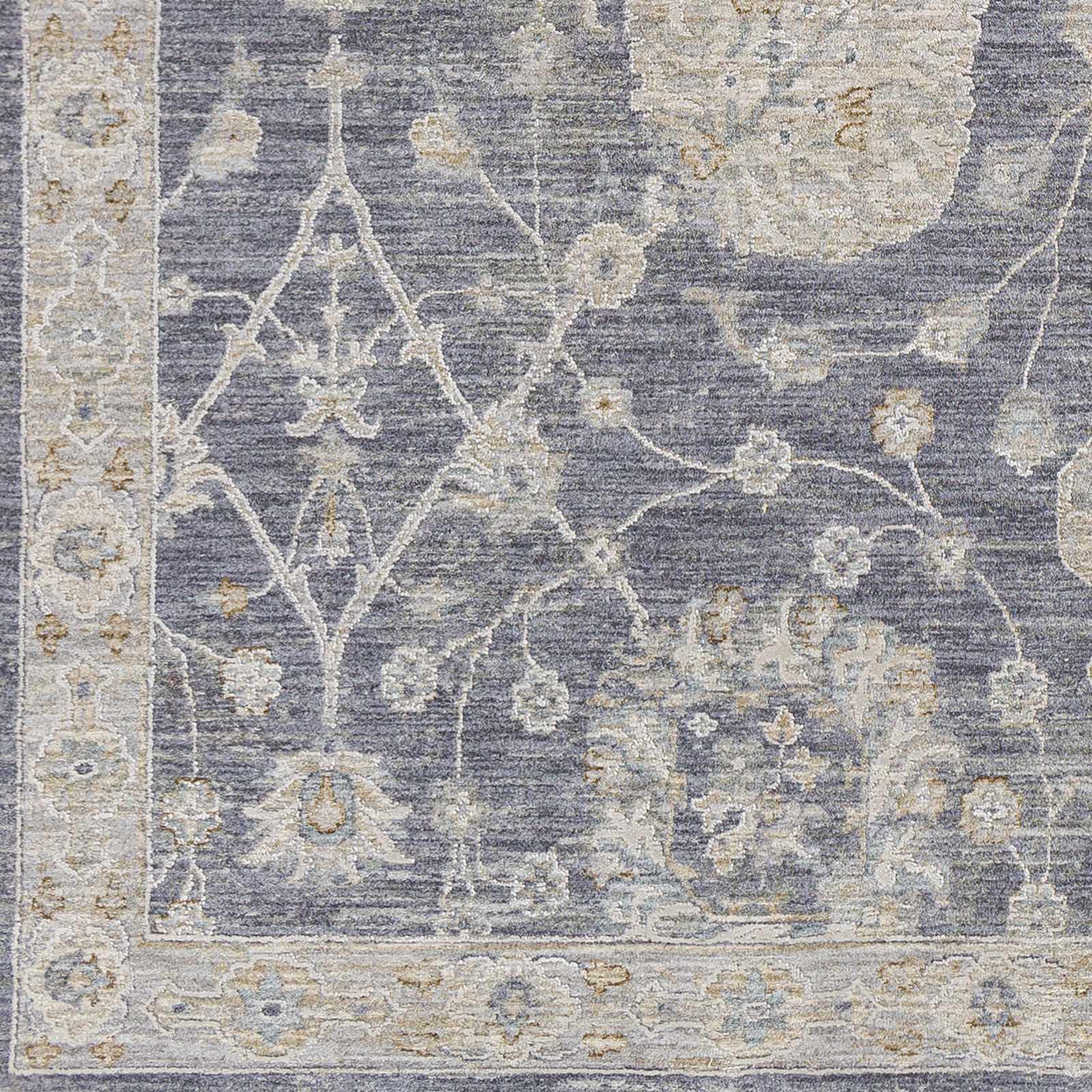 Antique Look Gray, Beige and Silver Oriental Oushak Design Area Rug - Image 5