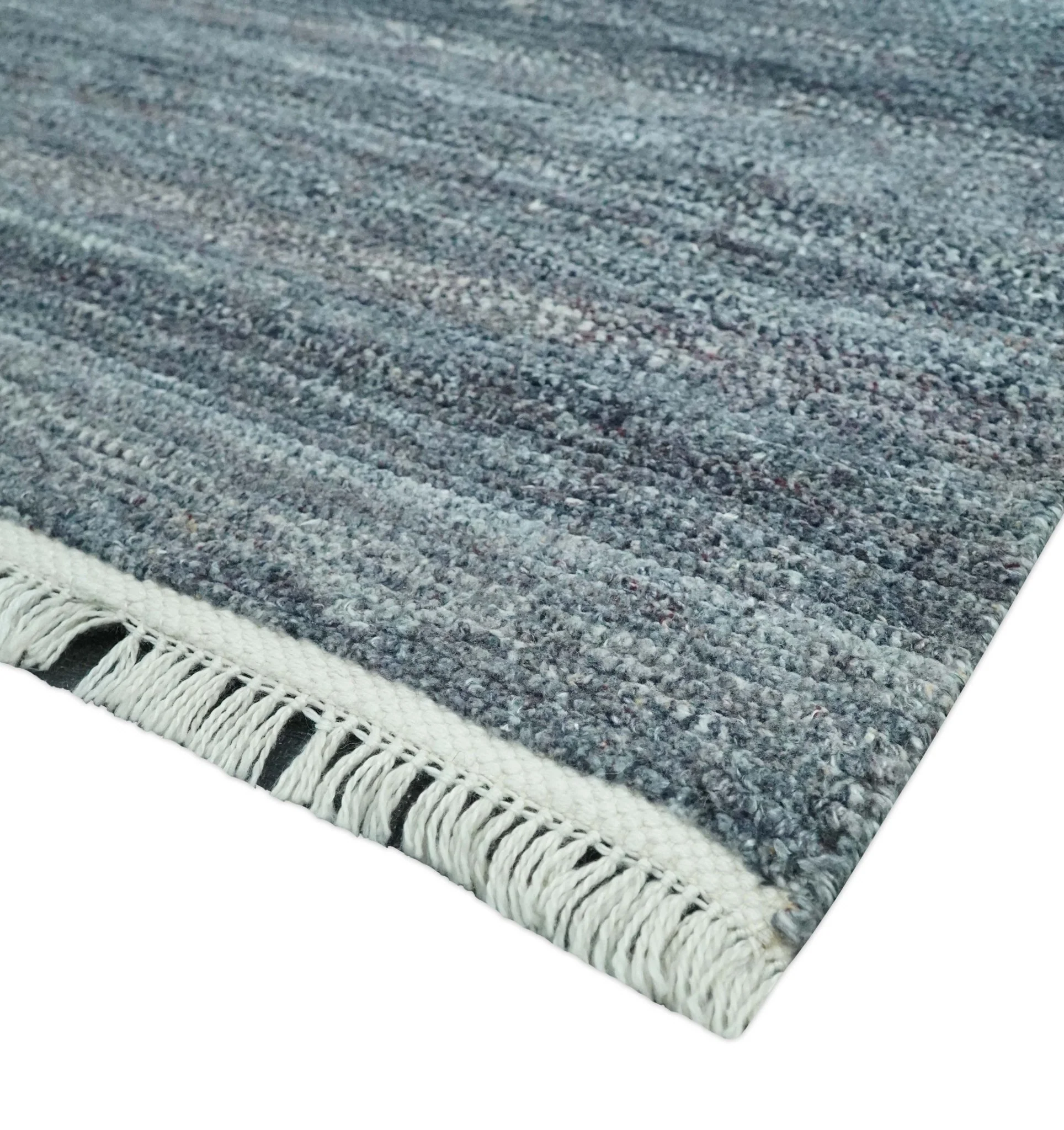 Gray, Charcoal and Silver Modern Abstract Dari 5x8 Pet yarn Area Rug - Image 6