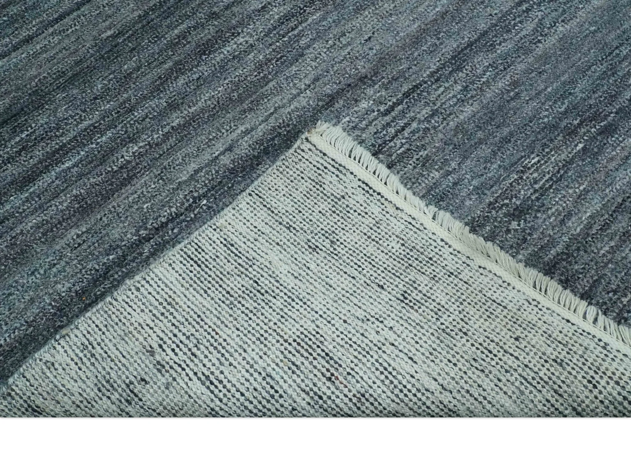 Gray, Charcoal and Silver Modern Abstract Dari 5x8 Pet yarn Area Rug - Image 8