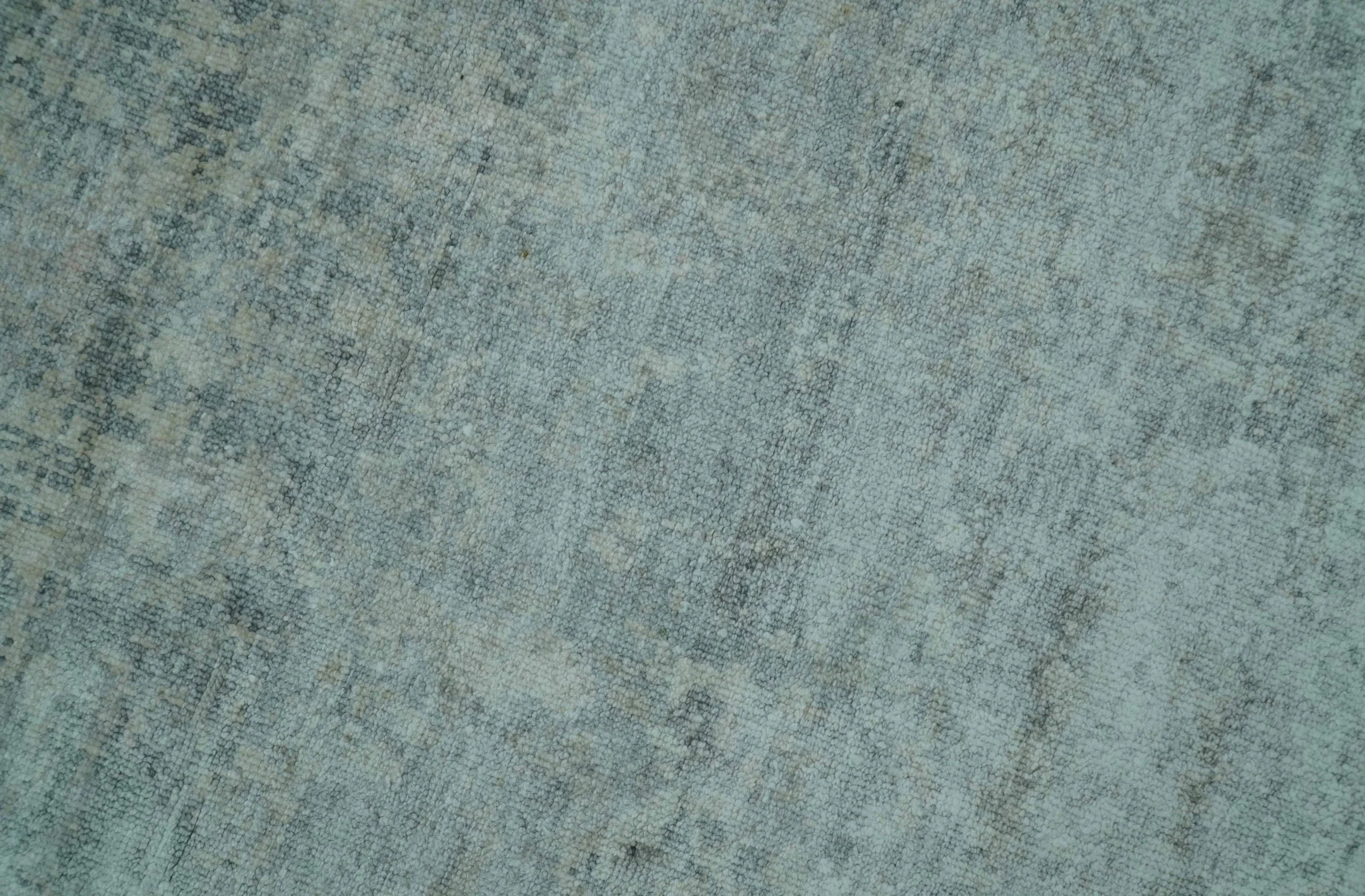 Silver design Modern Abstract Hand Knotted Bamboo Silk Area Rug - Image 6