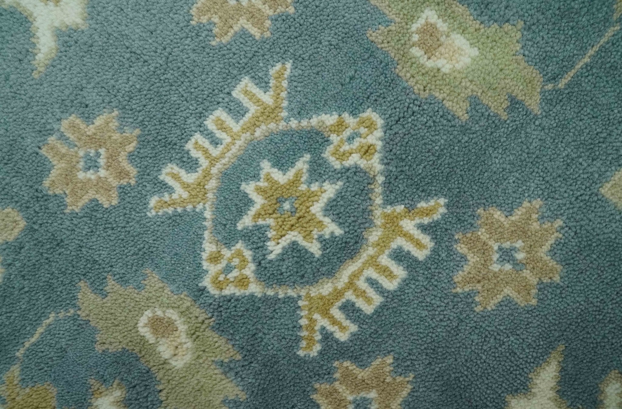 Hand Knotted Gray, Ivory and Beige Traditional Floral Custom Made wool rug - Image 4
