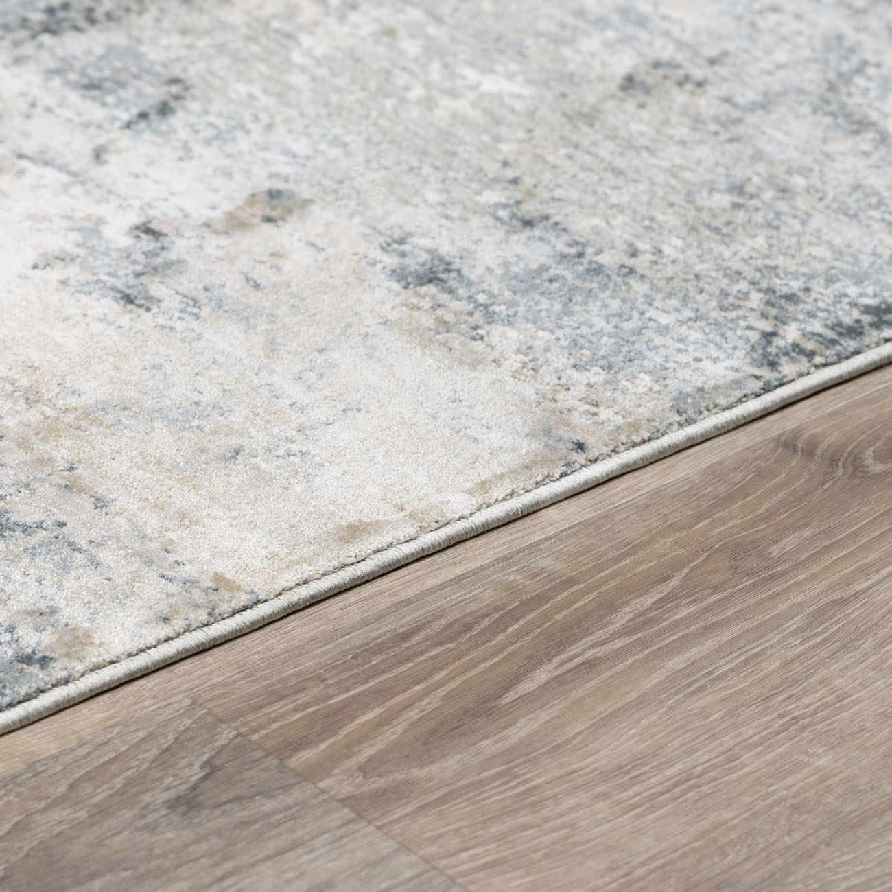 Gray Modern Abstract Machine Woven Rug - Image 12