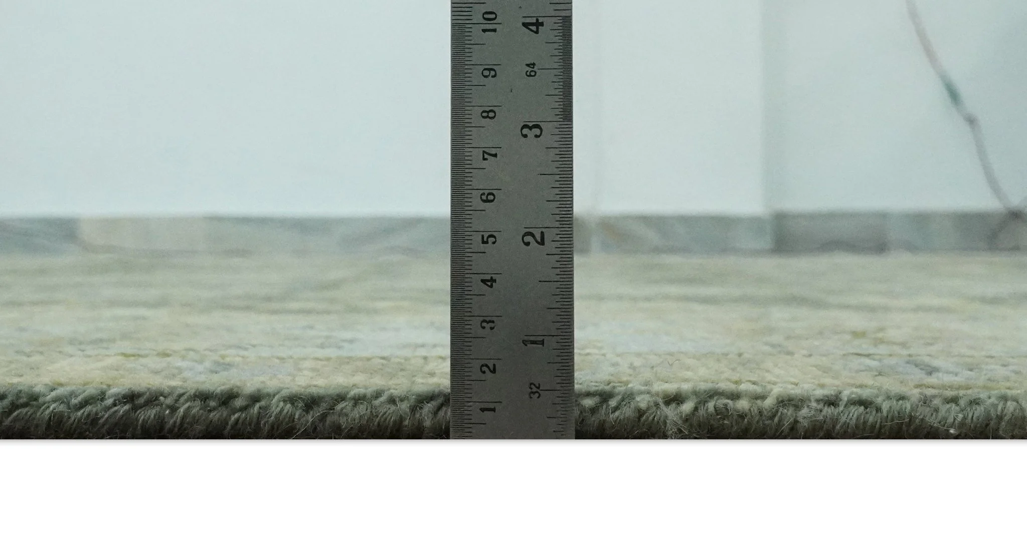 Custom Made Gray, Silver and Olive Hand knotted Traditional Oushak Wool Area Rug - Image 8