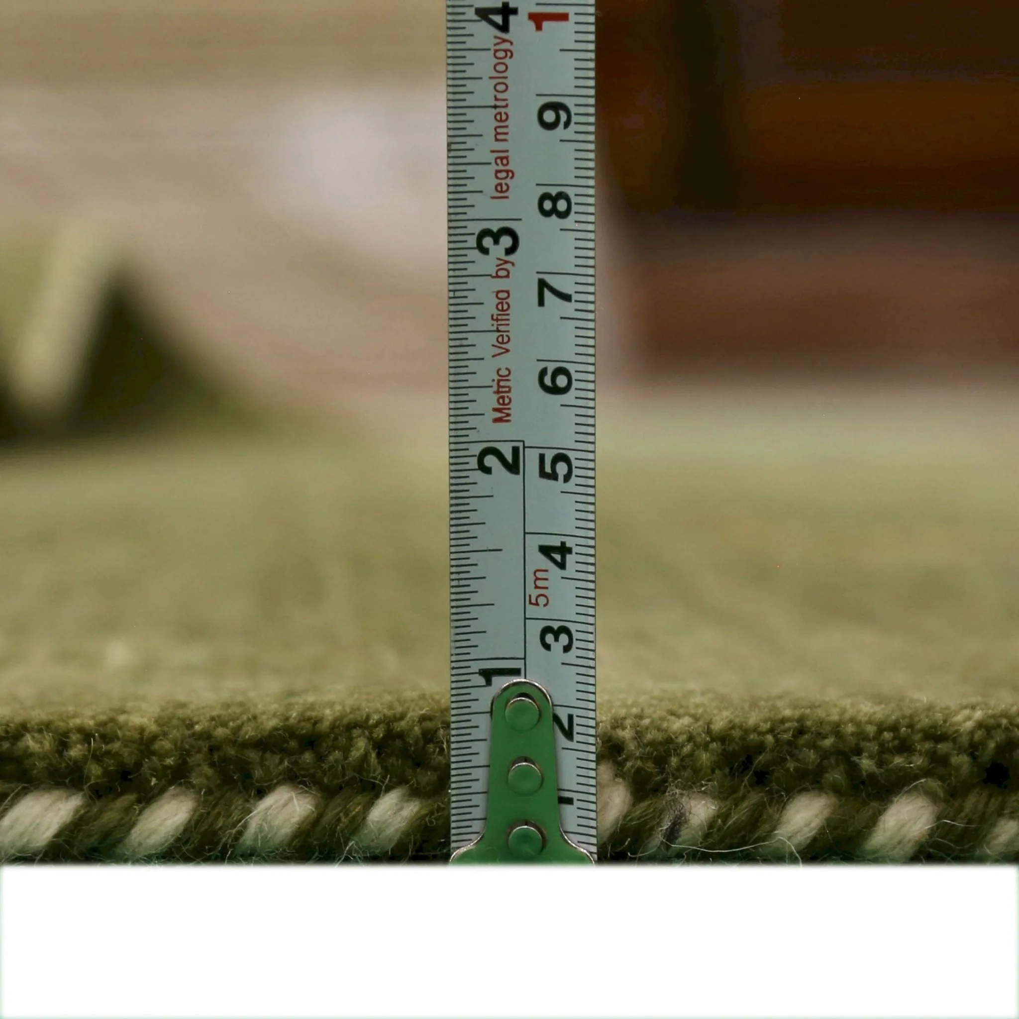 Green Tribal Center Medallion Hand Loomed Wool Area Rug - Image 8