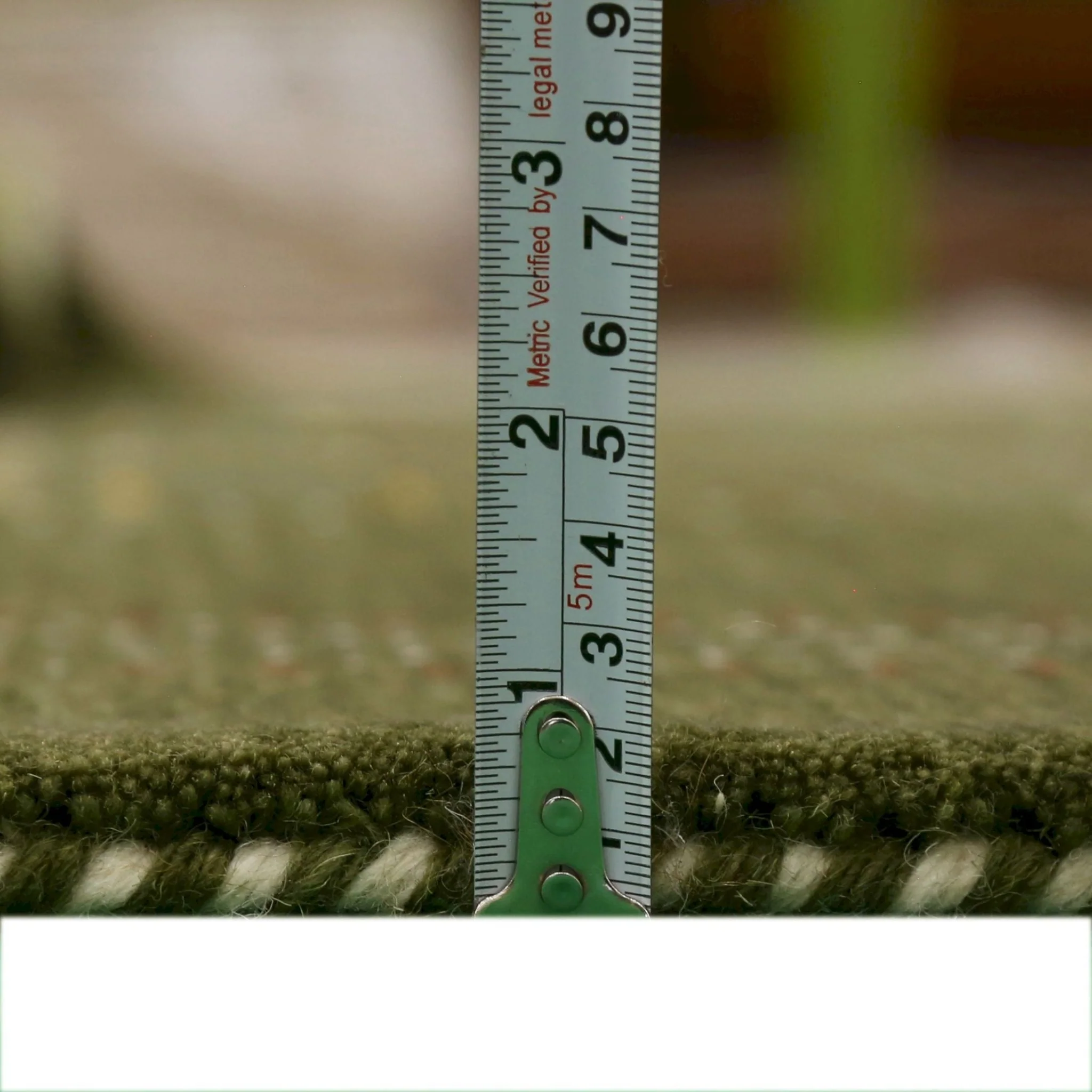 Green Tribal Center Pattern Hand Loomed Wool Area Rug - Image 5