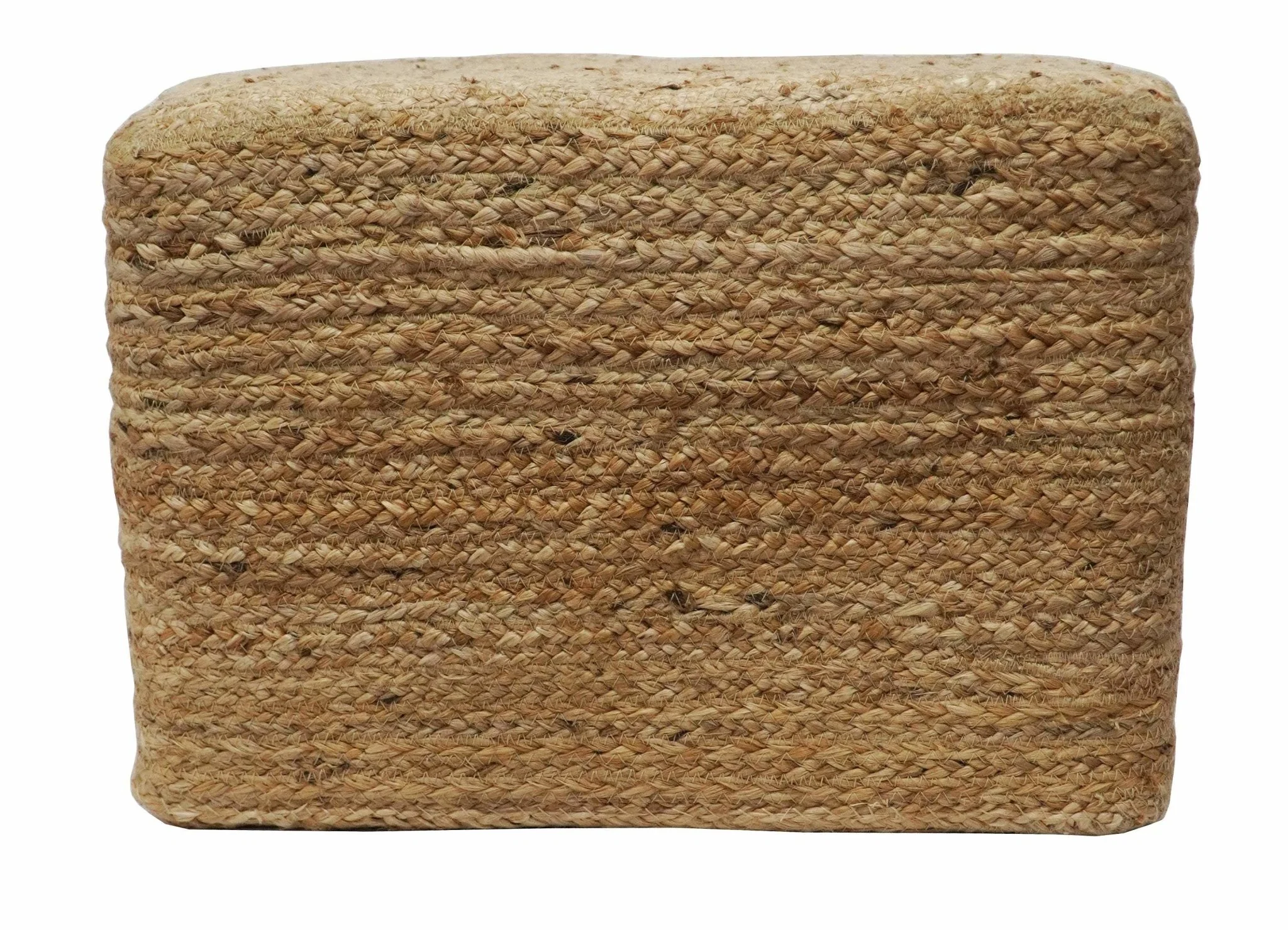 Natural Brown Jute Pouf, Hand Braided boho Pouf Ottoman Footstool, Side table, Seat , Foot Rest, Living Room, Bedroom | JP1 - Image 3