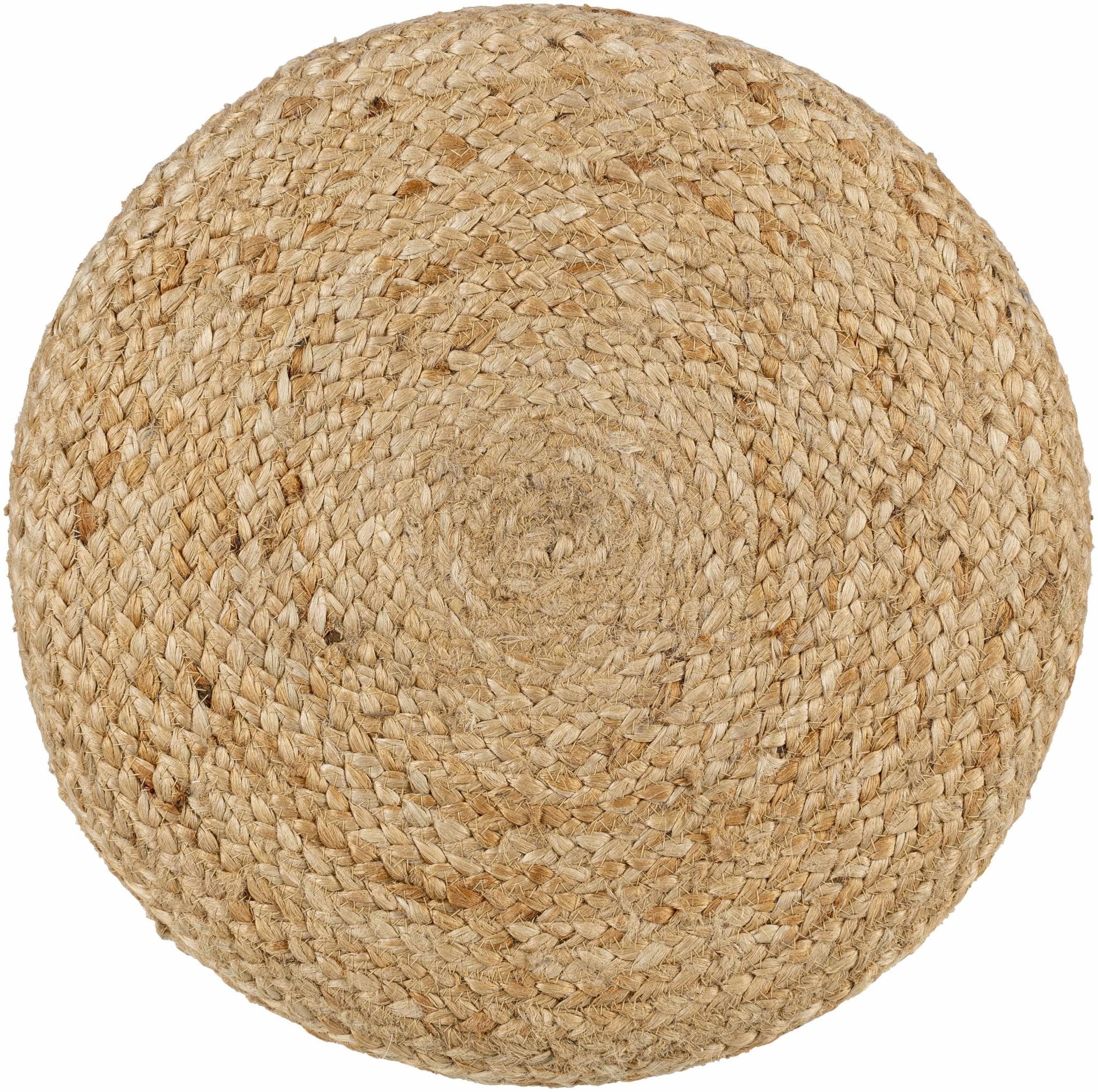 Hand Crafted Natural Brown Jute Stool, Perfect for home decor - Image 3