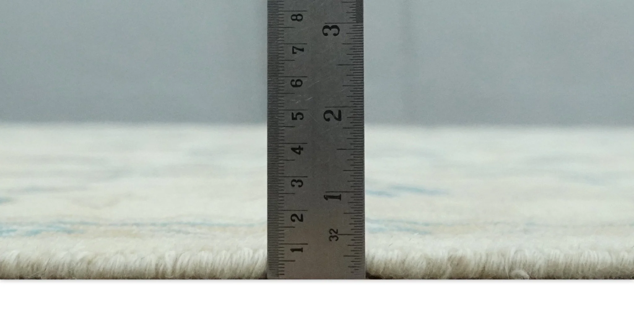 Hand Knotted 8x10 Beige and Gray Antique Oushak Wool Area Rug - Image 8