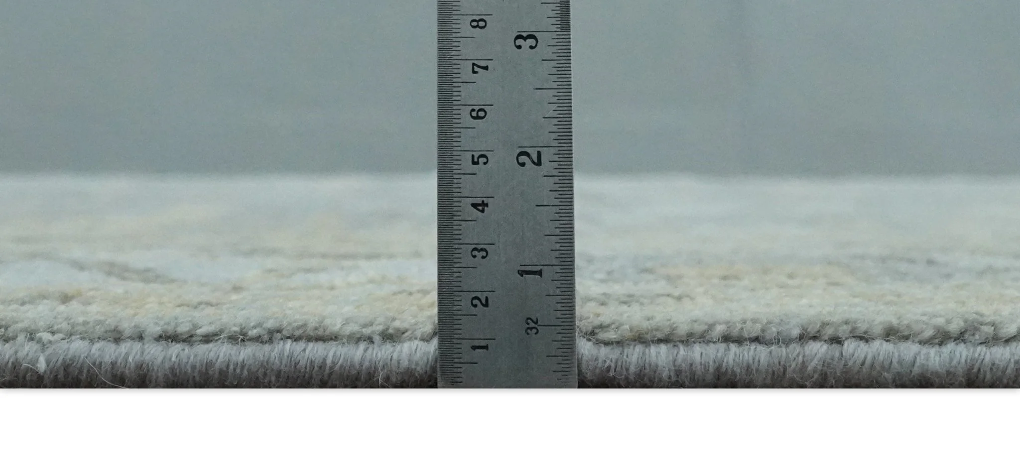 Hand Knotted 8x10 Oriental Oushak Charcoal Silver and Beige Wool Area Rug | TRDCP1182810 - Image 8