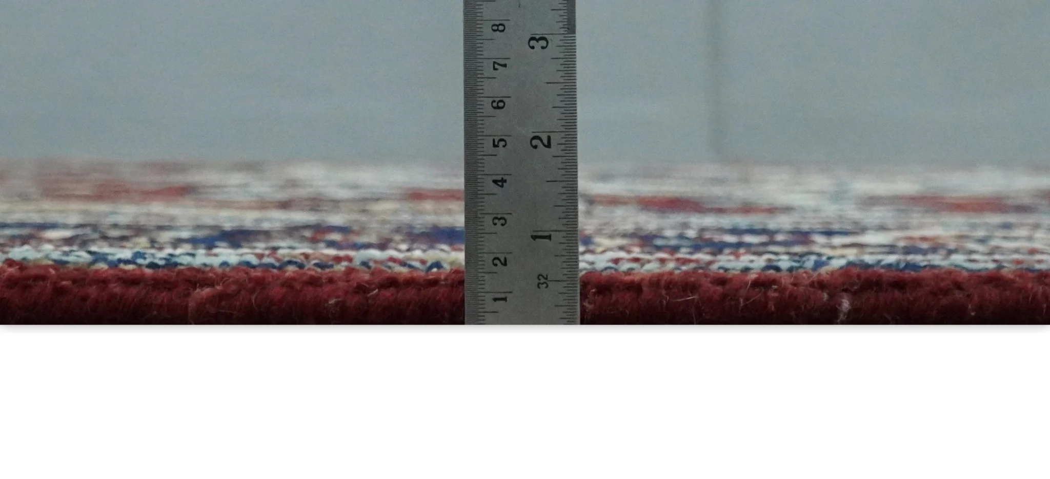 Hand Knotted Antique 8x10 Maroon and brown Traditional Heriz Vintage Style Area Rug | TRDC434810 - Image 7