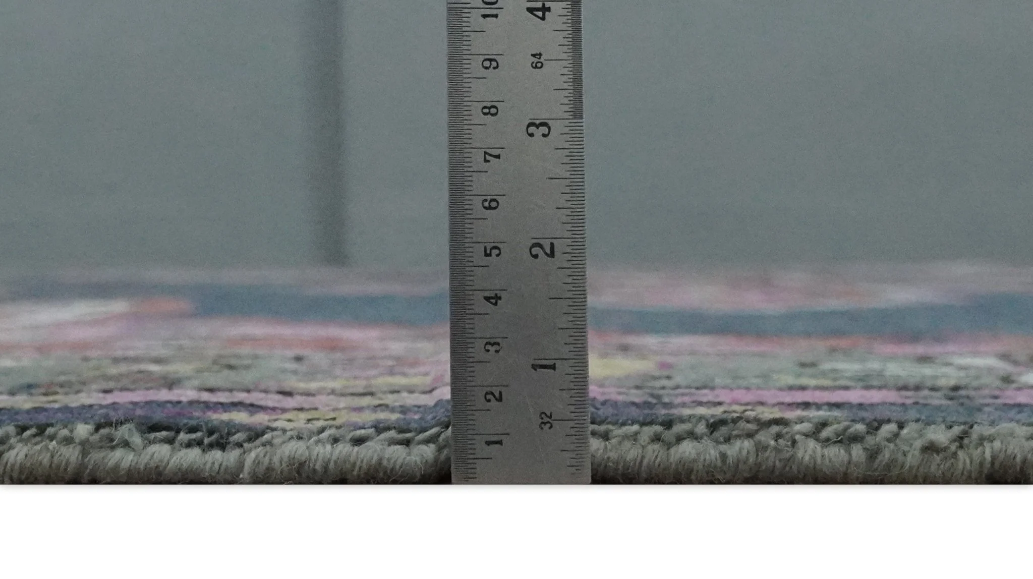Hand Knotted Charcoal, Silver and Pink Traditional Custom Made Wool Area Rug - Image 8