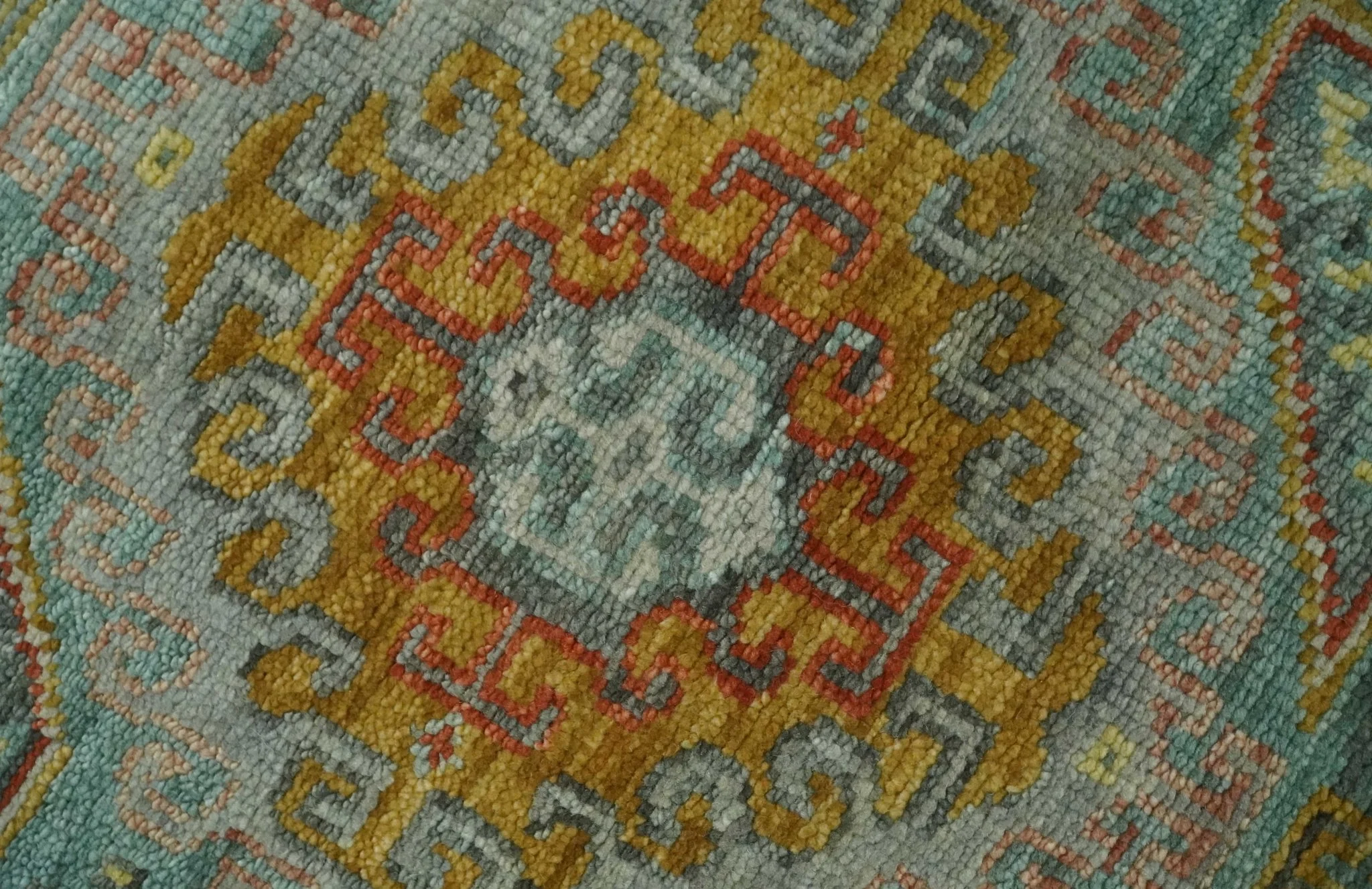 Gray, Silver and Beige Oriental Traditional Hand Knotted Custom Made Wool Area Rug, Living Room and Bedroom Rug - Image 4