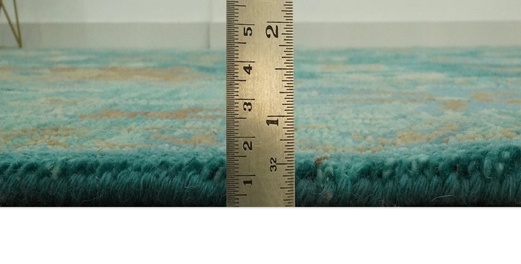 Hand Knotted Teal Traditional Oushak 9x12 wool area rug - Image 9