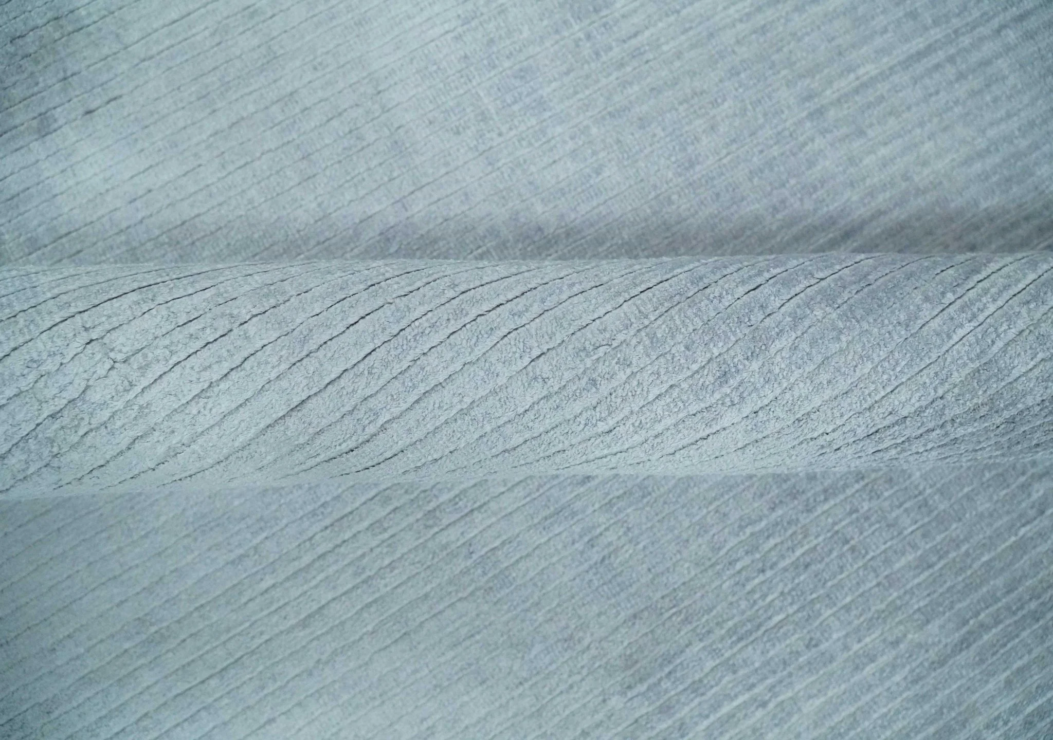 Plain Solid 8x10 Hand Loomed Silver Modern Minimalist Scandinavian Art Silk Rug - Image 6