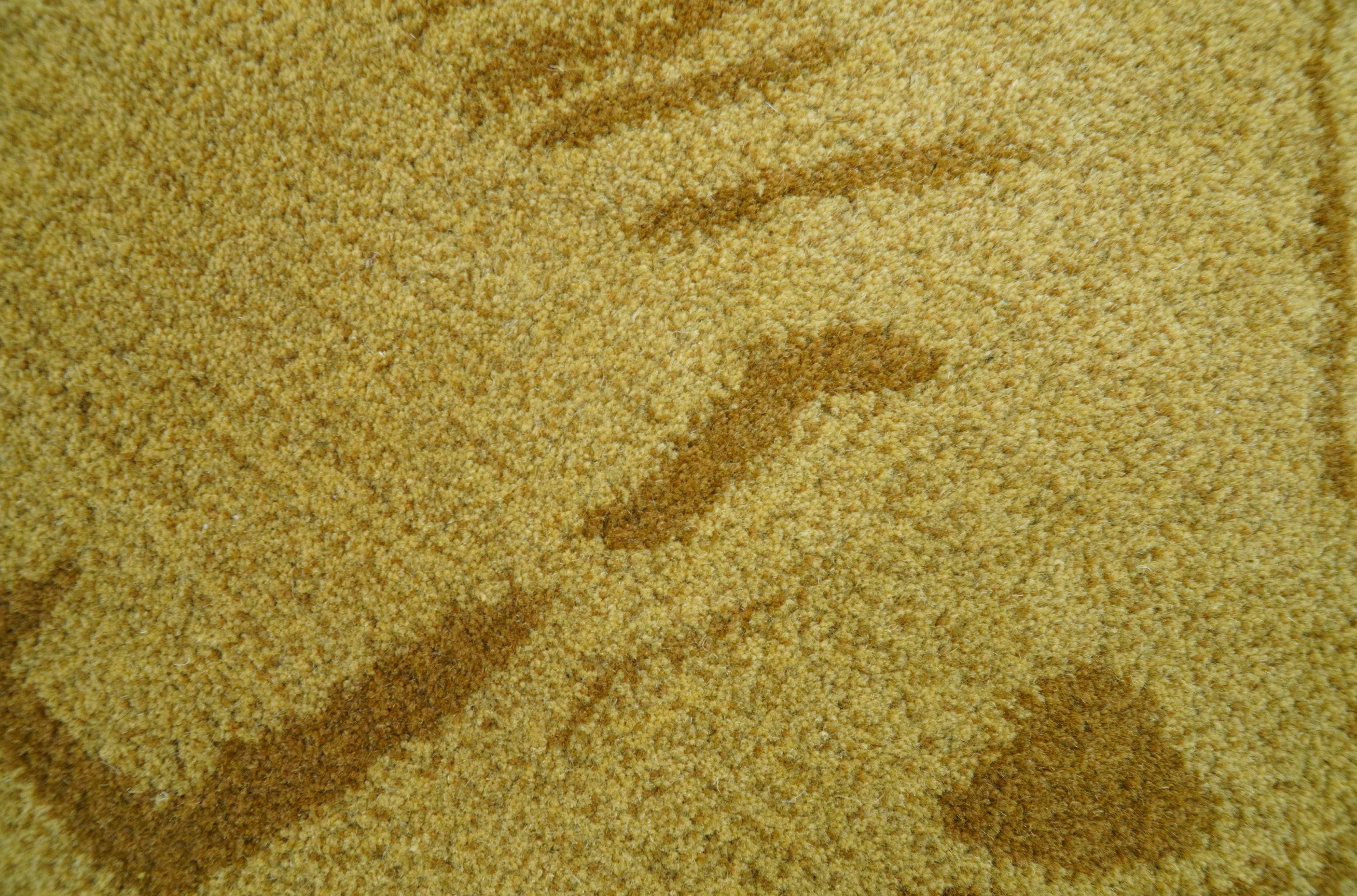 Hand Tufted 2x3 Animal Camel Wool Area Rug - Image 3