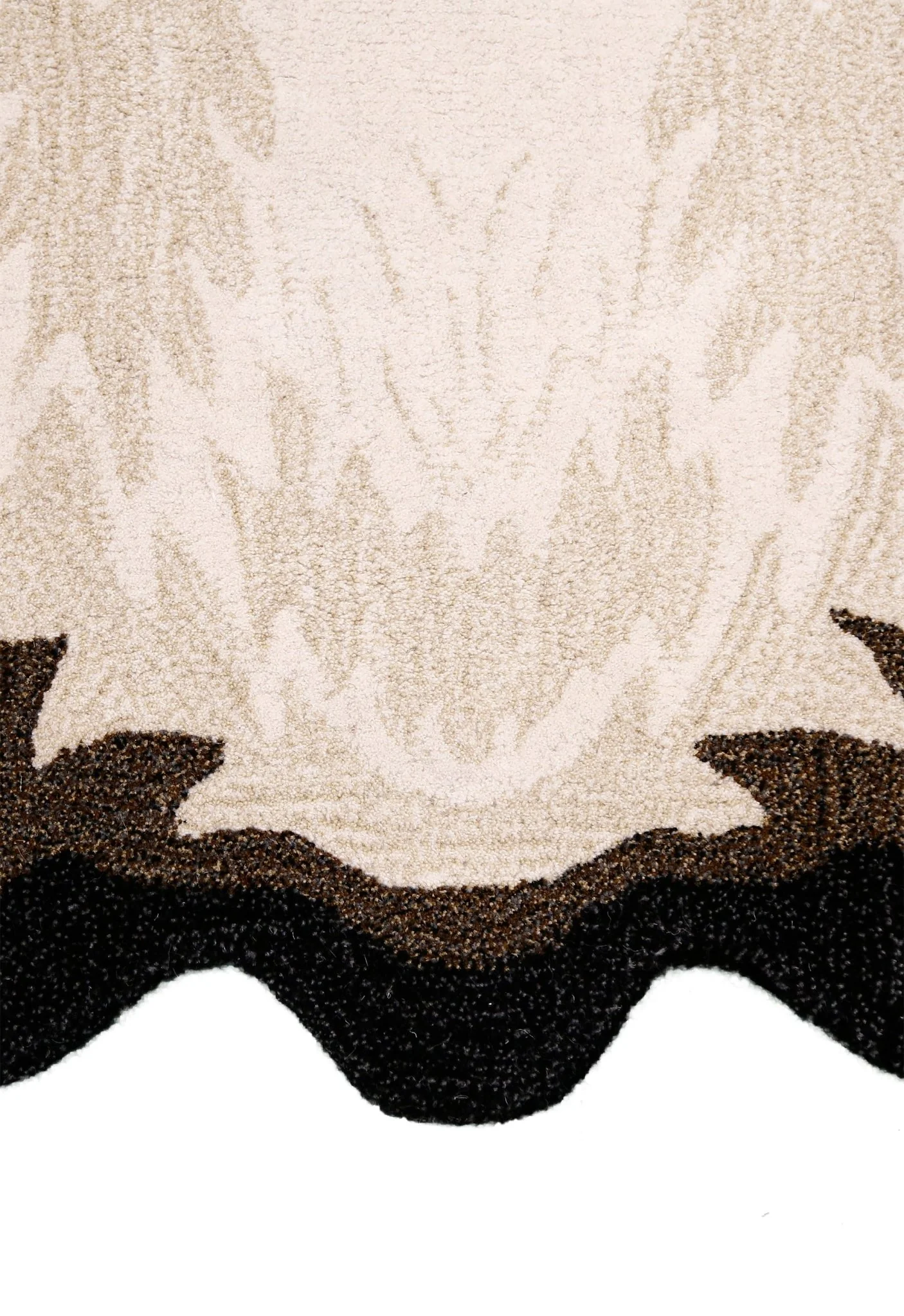 Hand Tufted Black Animal Panda 3x5 Wool Area Rug - Image 5