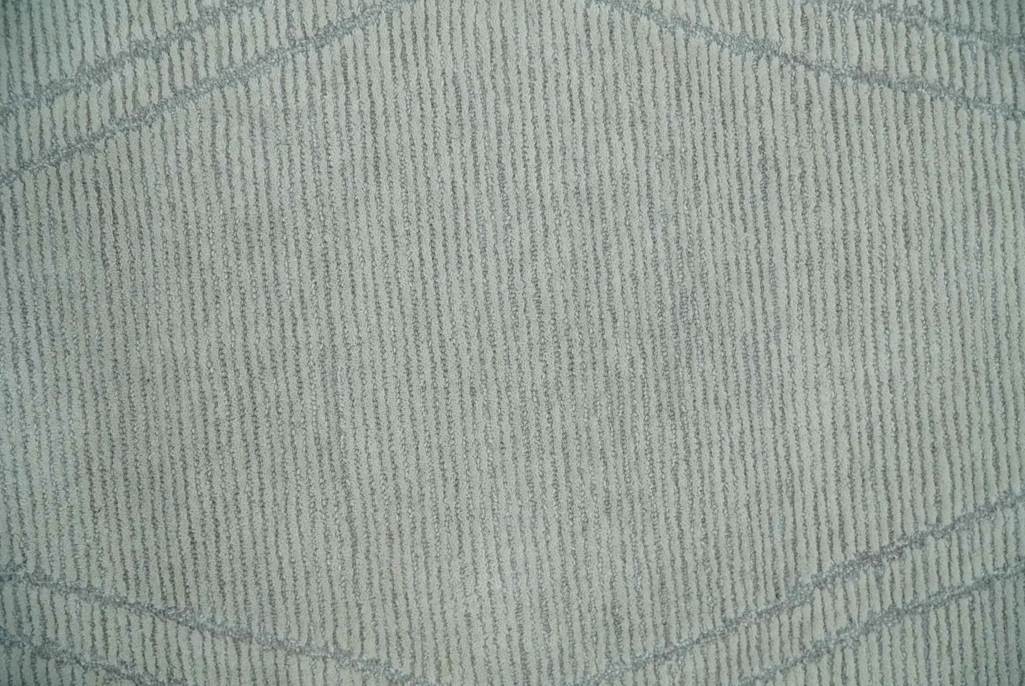 Hand Tufted Ivory Traditional Geometrical Moroccan Design Custom Made Rug - Image 4