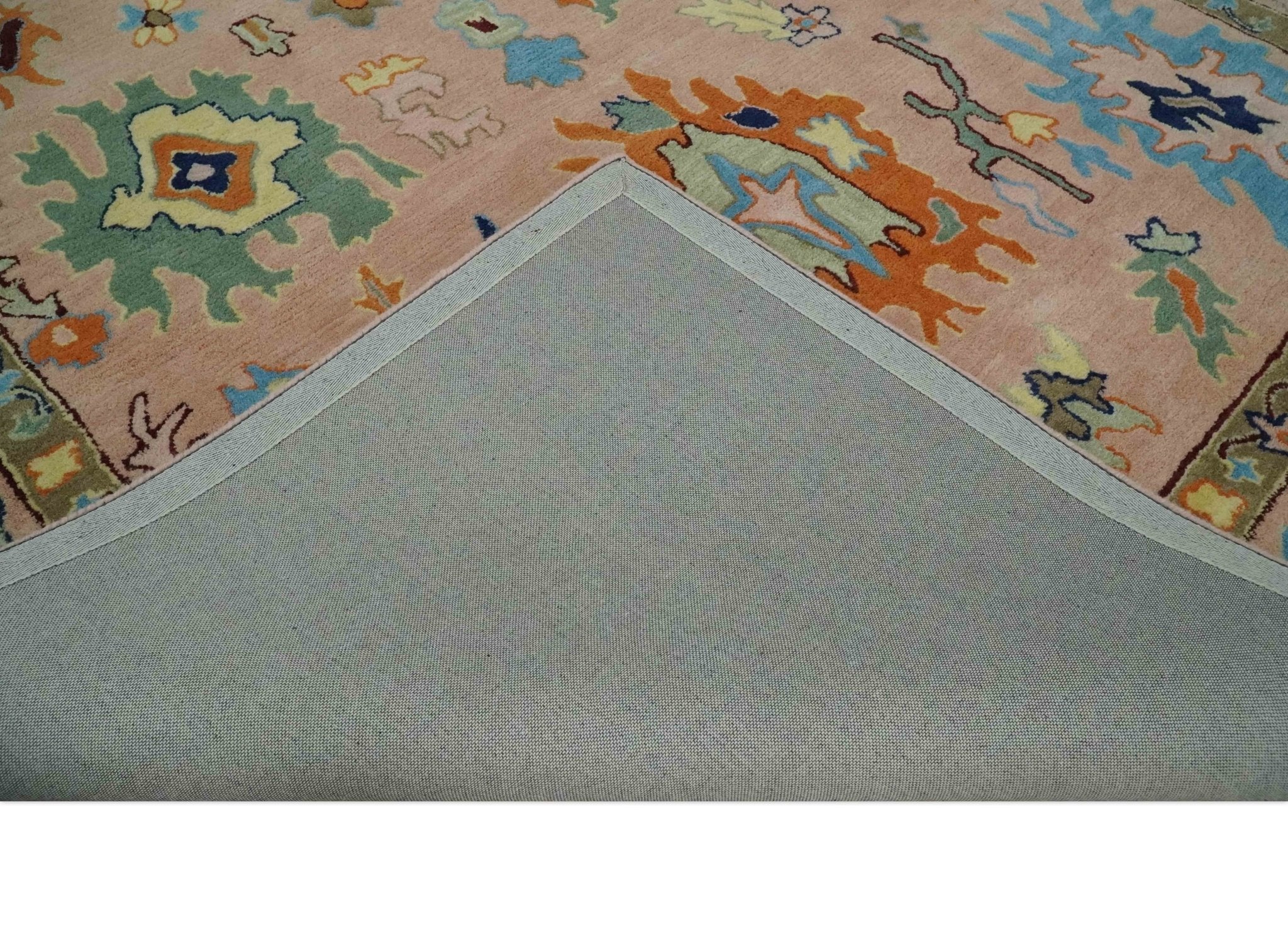 Ready to Ship Hand Tufted Pink Modern Colorful Oushak Rug, Kids, Living Room Rug - Image 8