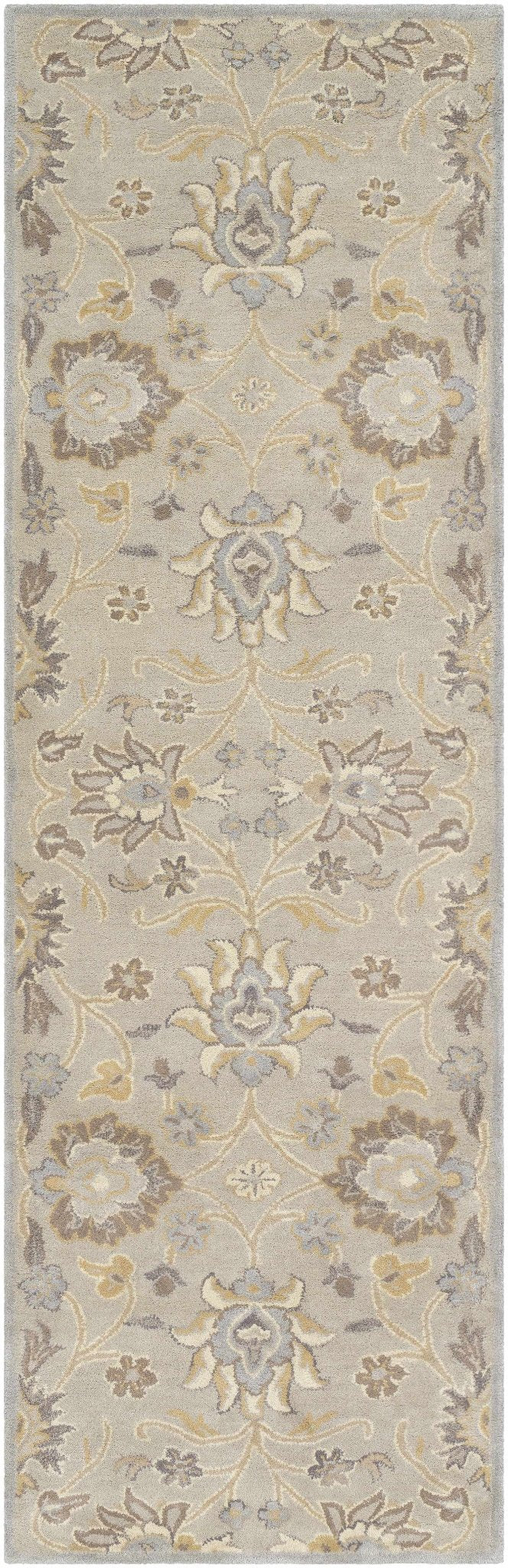 Hand Tufted Tan Traditional Style Wool Area Rug - Image 11