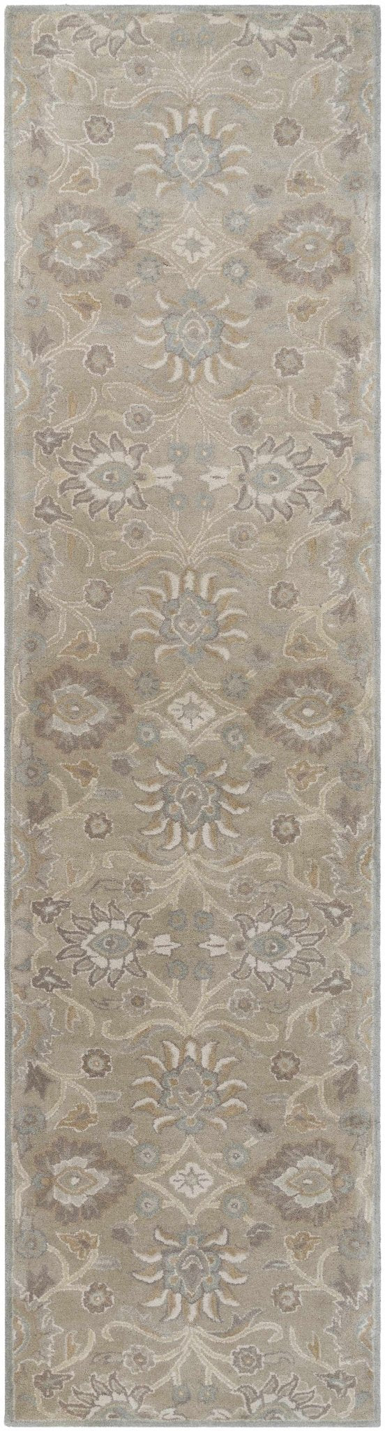 Hand Tufted Tan Traditional Style Wool Area Rug - Image 15