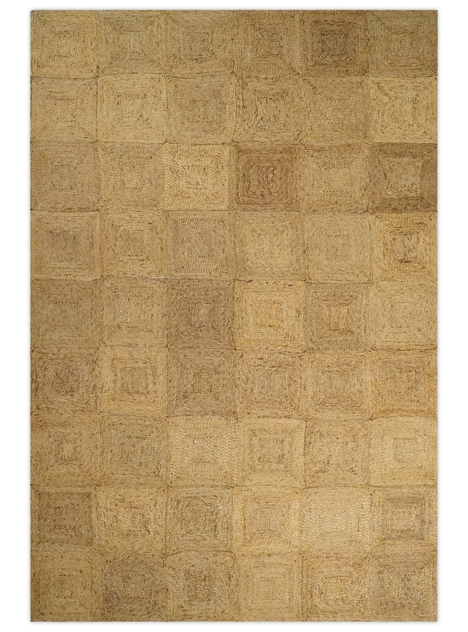 6x9 and 8x10 Hand Woven 100% Natural Fiber Brown Natural Jute and Wool Rug | JR16 - Image 11
