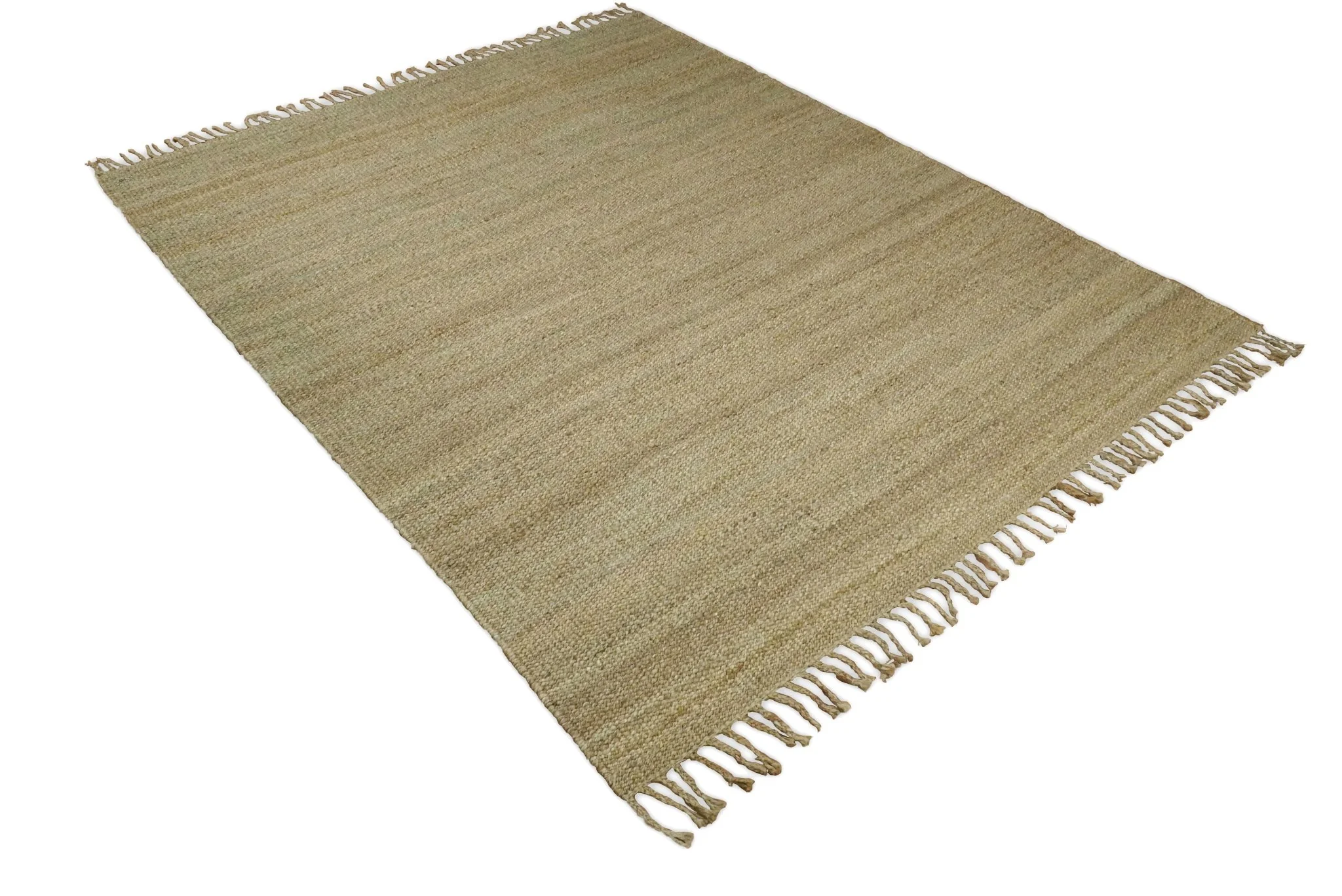Hand Woven 100% Natural Fiber Brown Natural Jute Rug | JR008 - Image 5