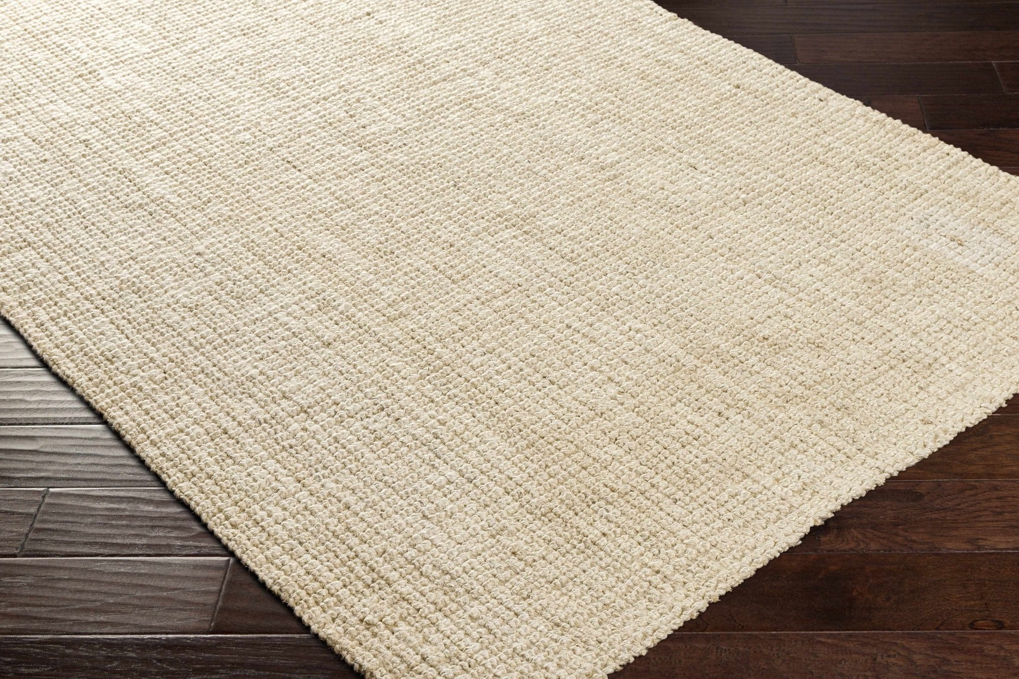 Hand Woven coarse texture Beige Multi size Jute Area Rug - Image 9