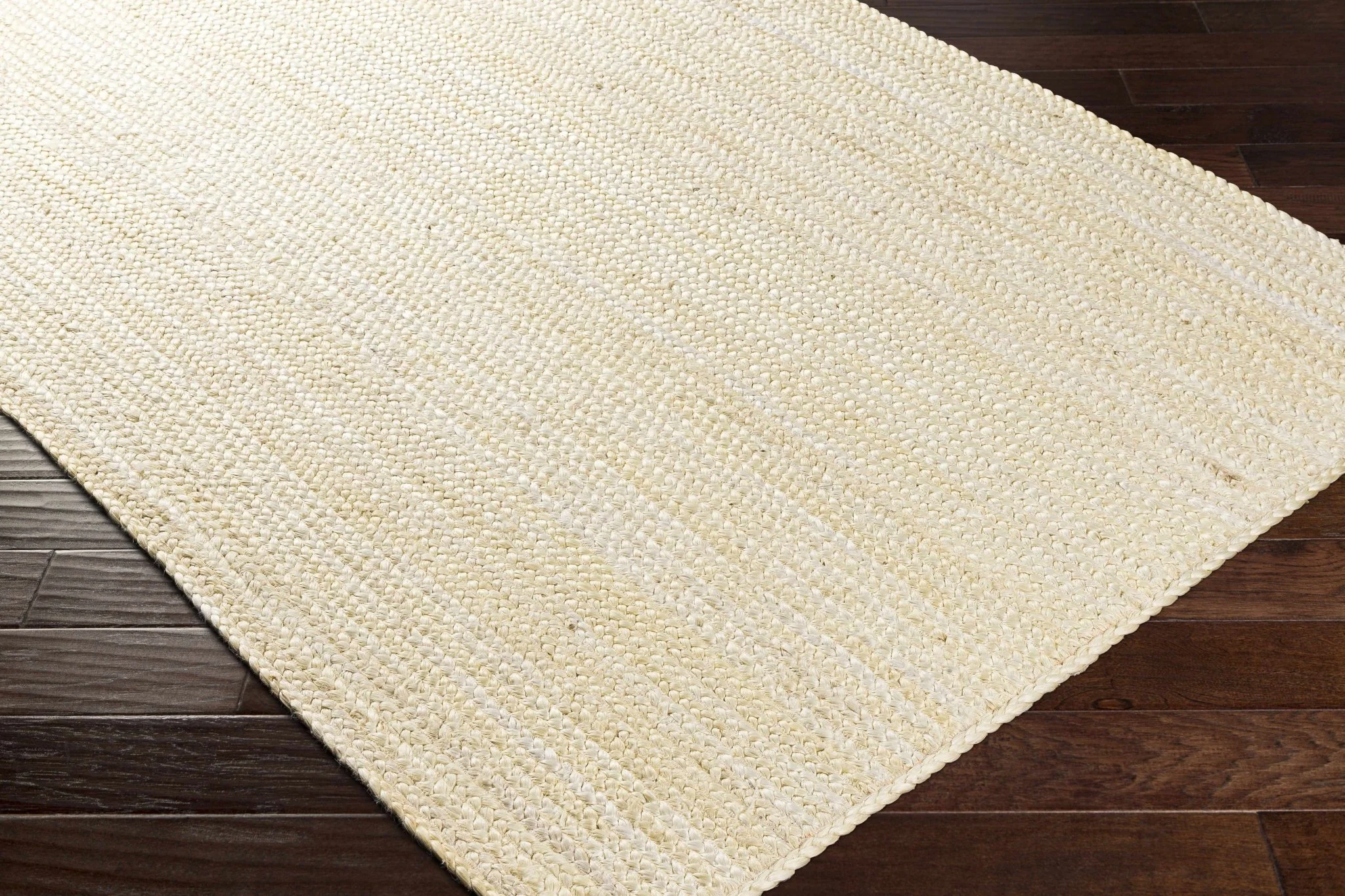 Hand Woven Ivory and Beige Jute Braided Multi Size Area Rug - Image 10