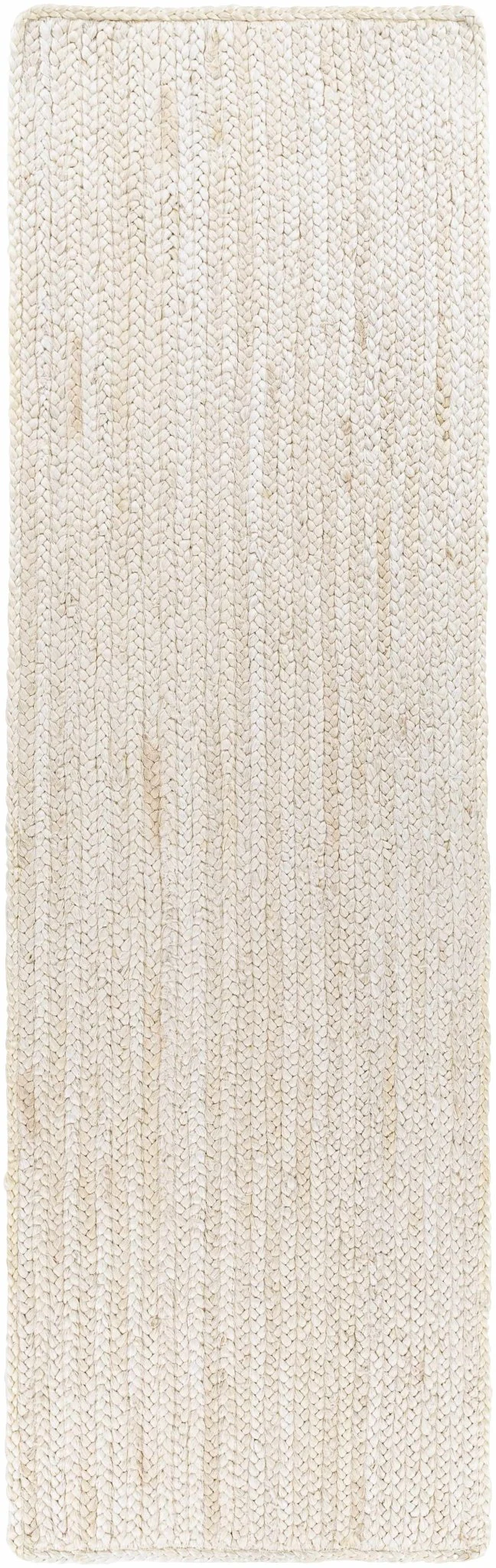 Hand Woven Ivory and Beige Jute Braided Multi Size Area Rug - Image 12