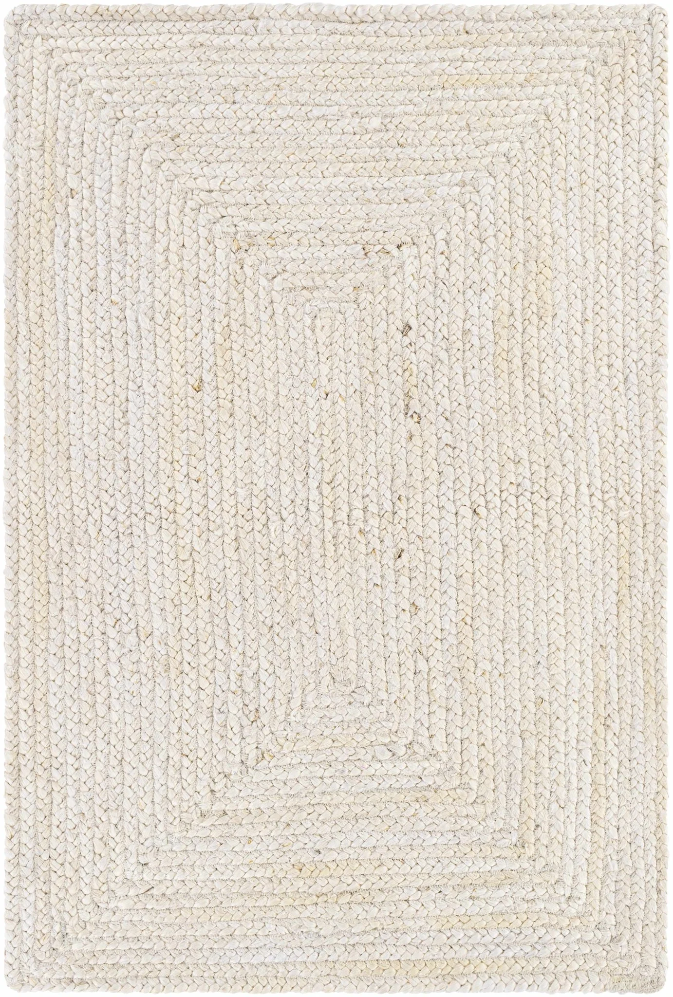 Hand Woven Ivory and Beige Jute Braided Multi Size Area Rug - Image 13