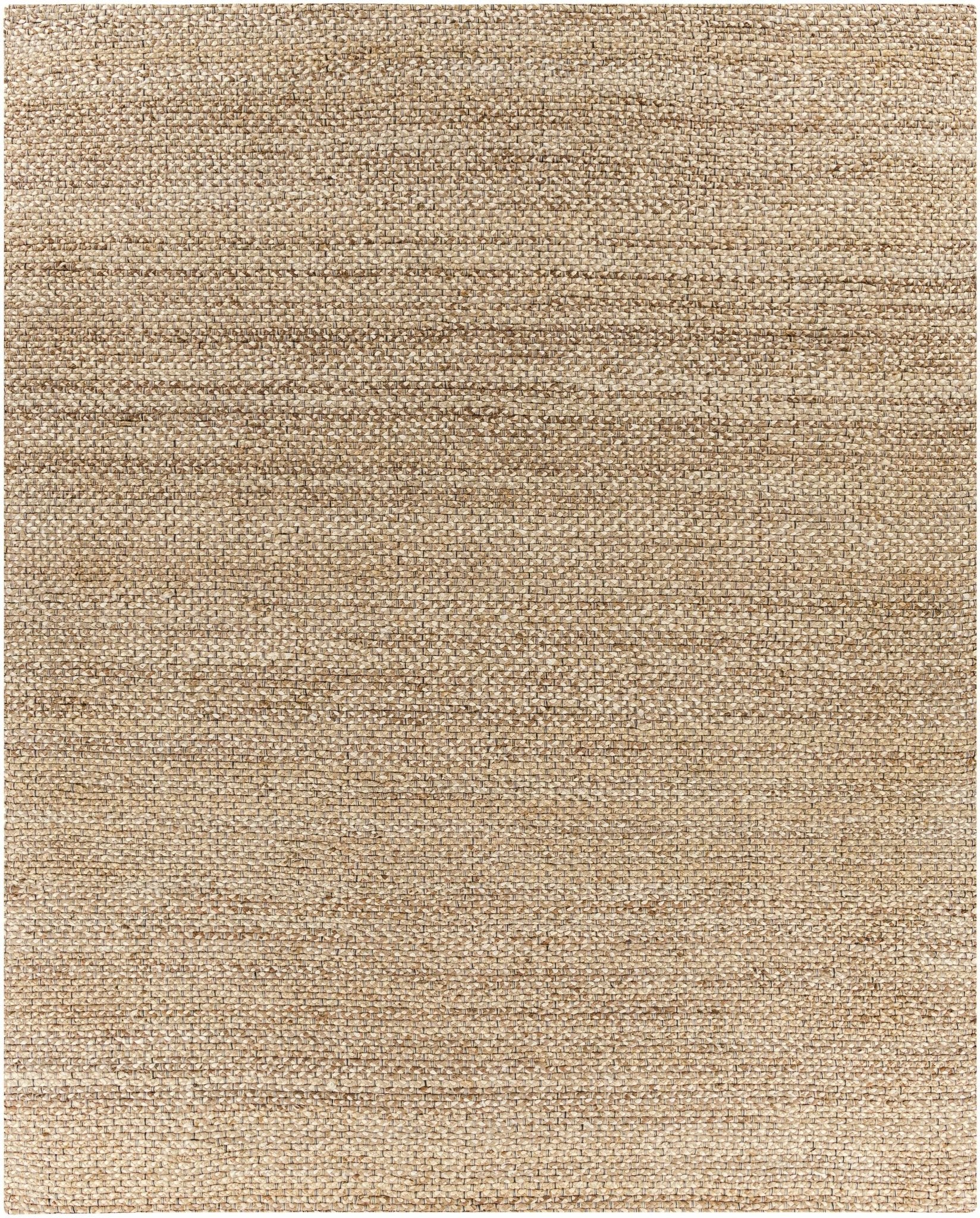 Hand Woven Ivory and Tan Natural Jute textured Multi size Area Rug - Image 13