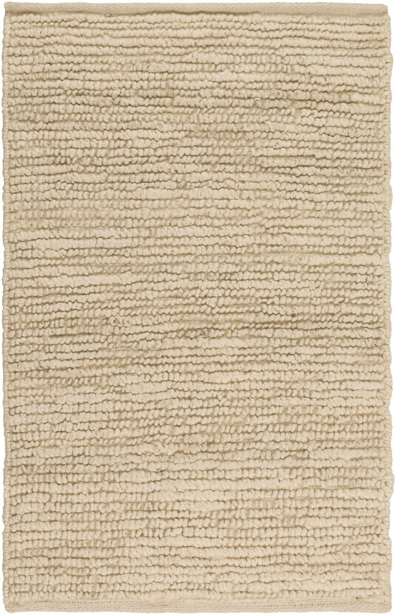 Hand Woven Ivory Modern Style Braided Jute Carpet - Image 10