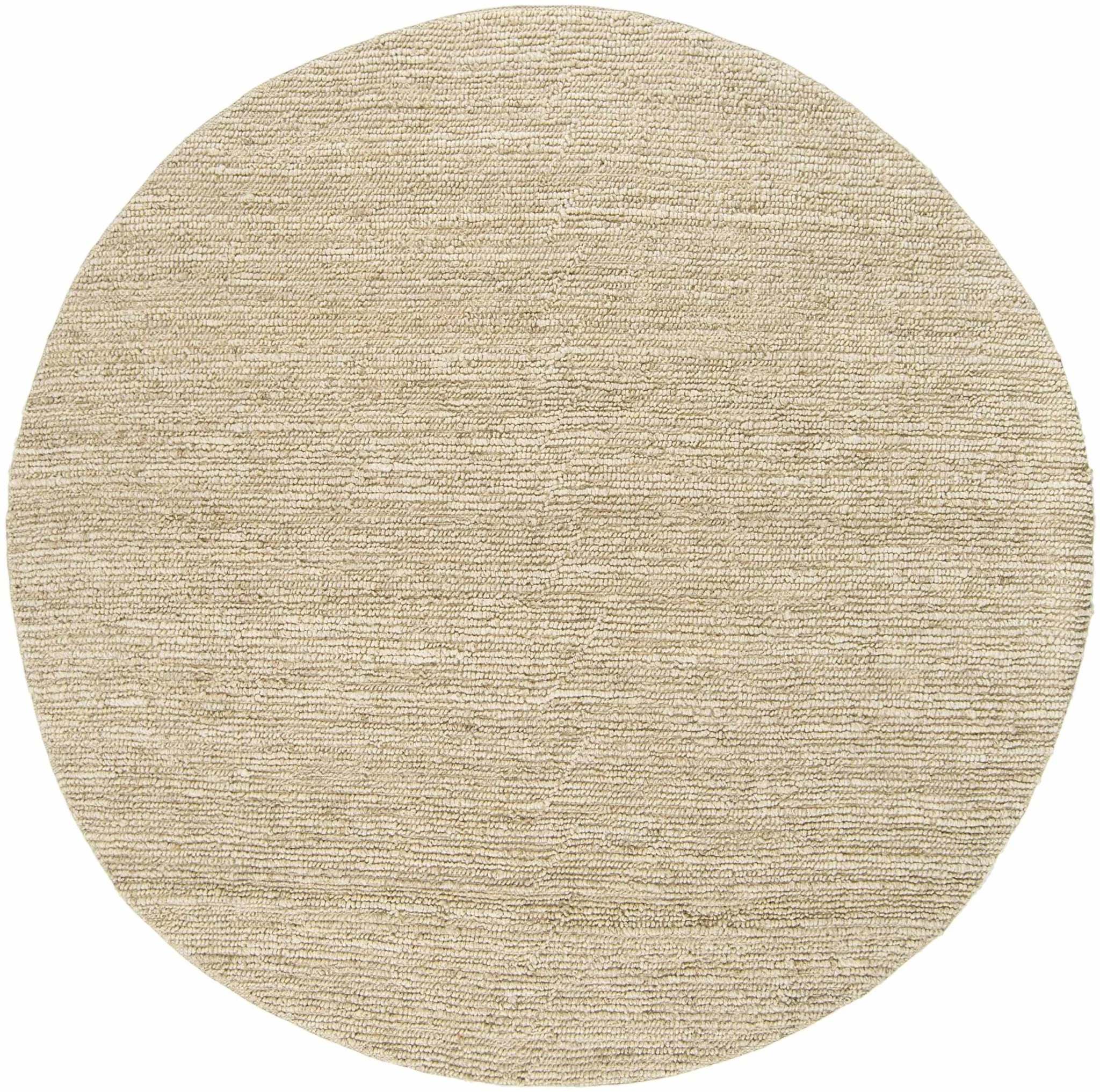 Hand Woven Ivory Modern Style Braided Jute Carpet - Image 17