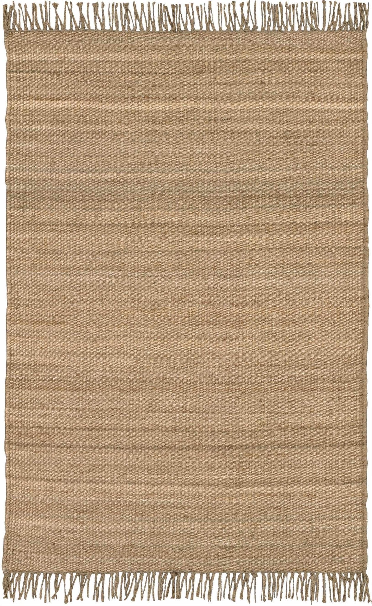 Hand woven Natural Brown Jute Flatweave Multi Size area Rug - Image 9
