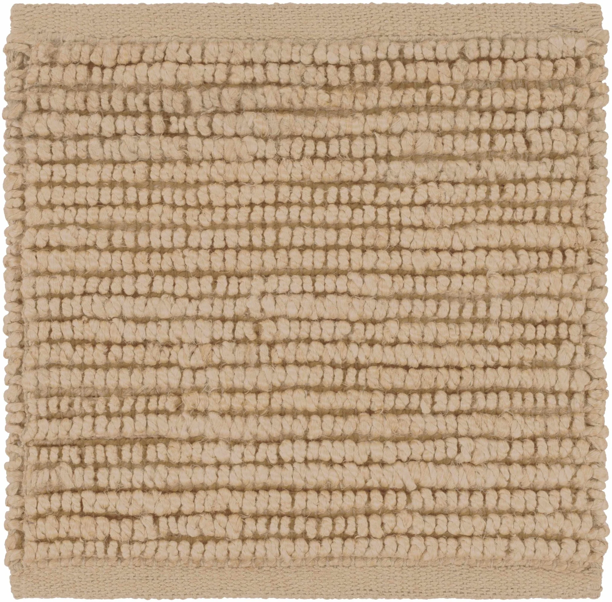 Hand woven Natural Brown Stripes Texture Chunky Jute Multi size Area Rug - Image 13