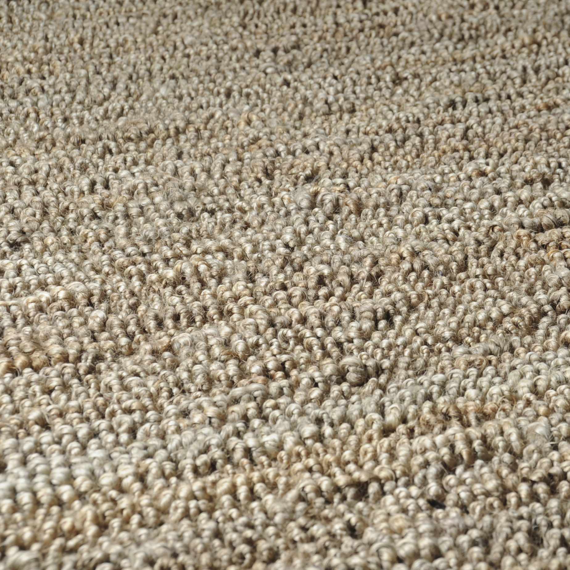 Hand woven Natural Brown Stripes Texture Chunky Jute Multi size Area Rug - Image 7