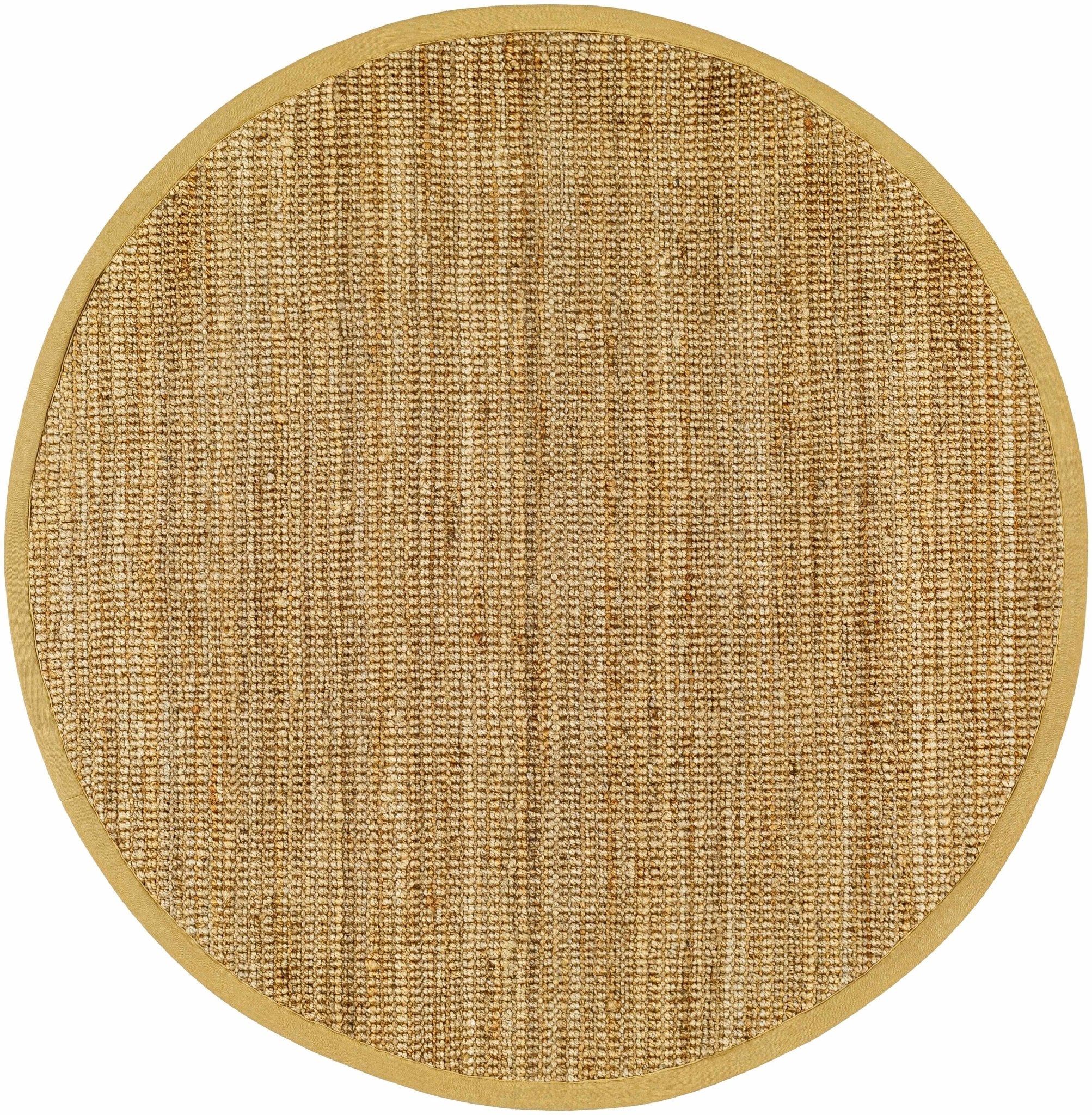 Hand Woven Natural Brown Textured Multi size Jute Area Rug - Image 13