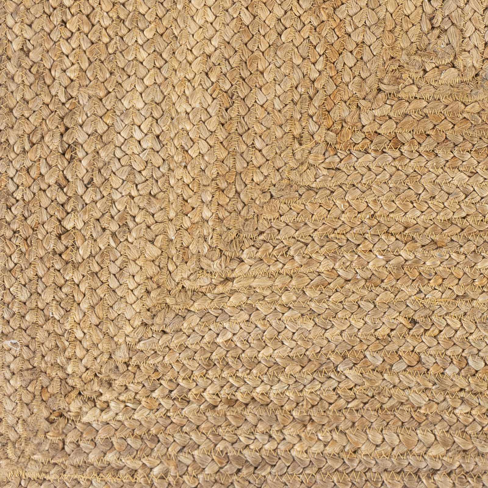 Hand Woven Natural Brown Traditional Jute Braided Multi size Rug - Image 7